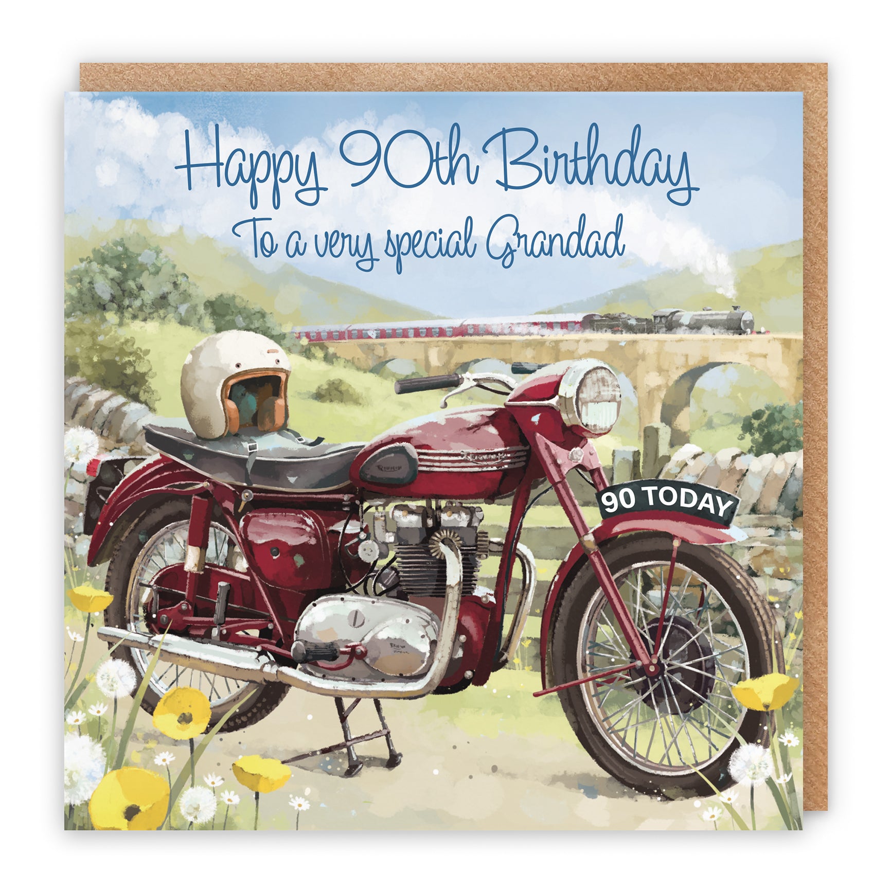 Motorbike Birthday Card Milo's Gallery