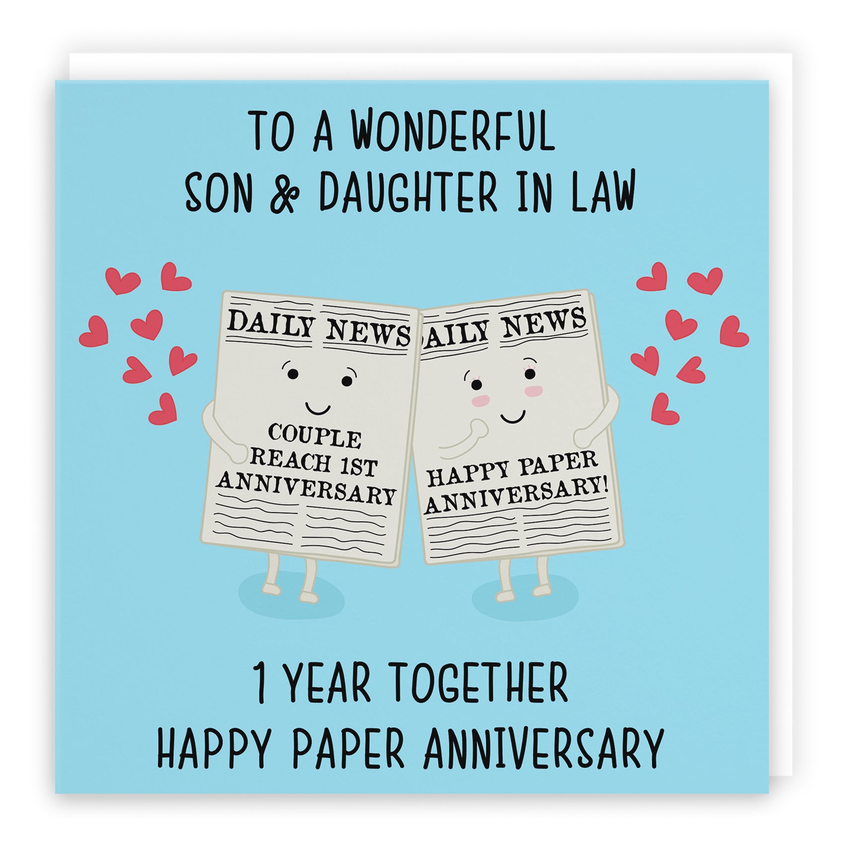 Cute Anniversary Card Iconic