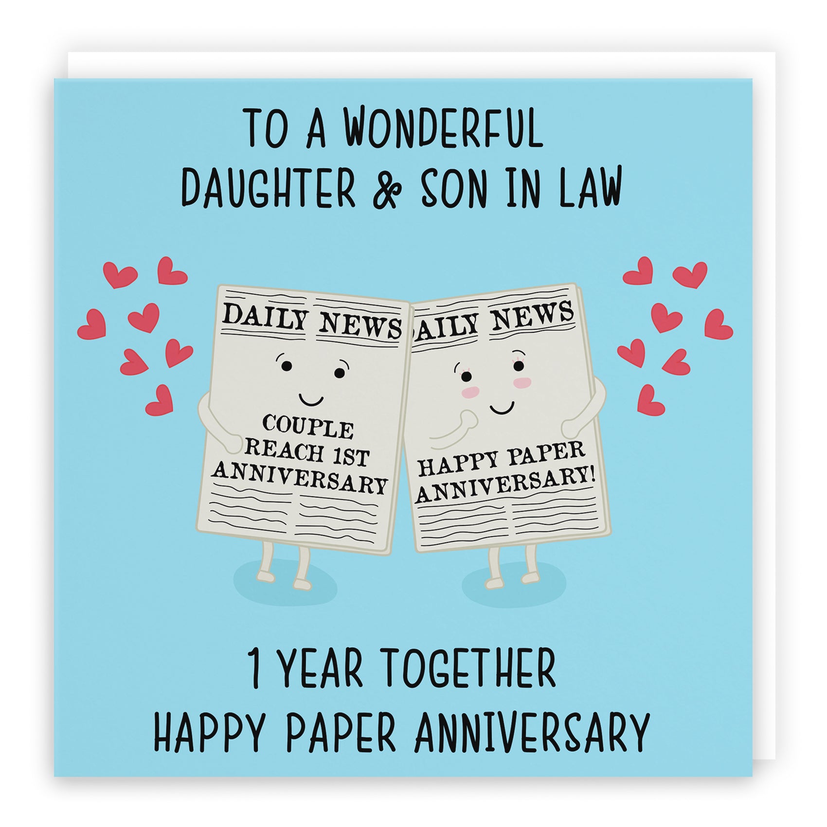 Cute Anniversary Card Iconic