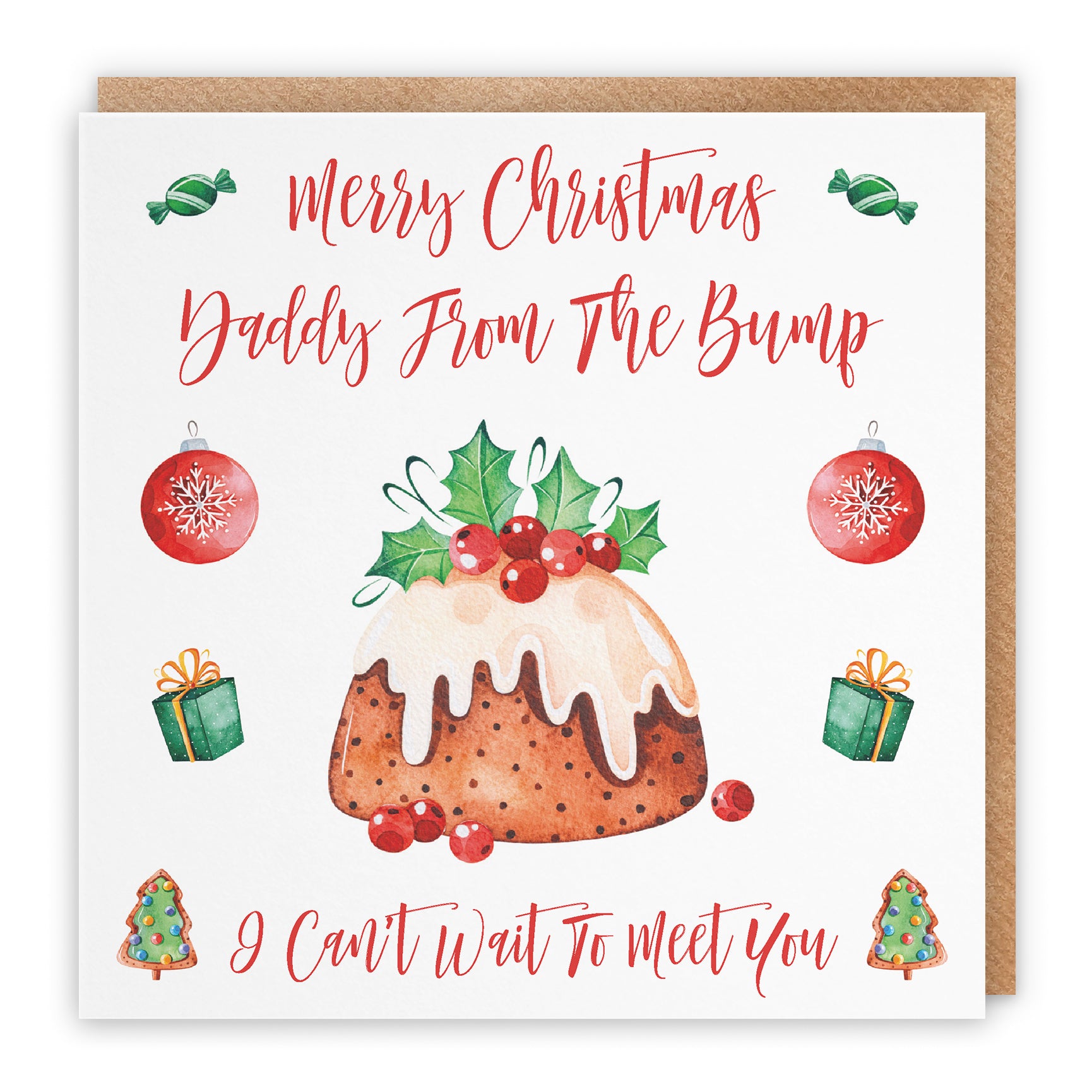 Christmas Card Christmas Pudding