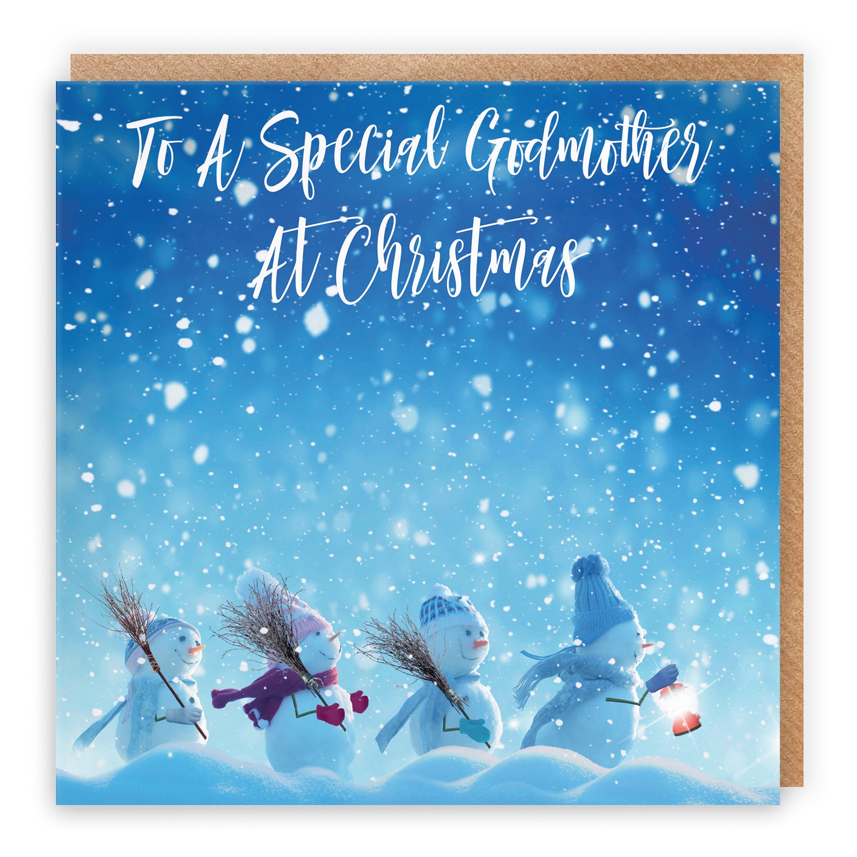Christmas Card Snow People