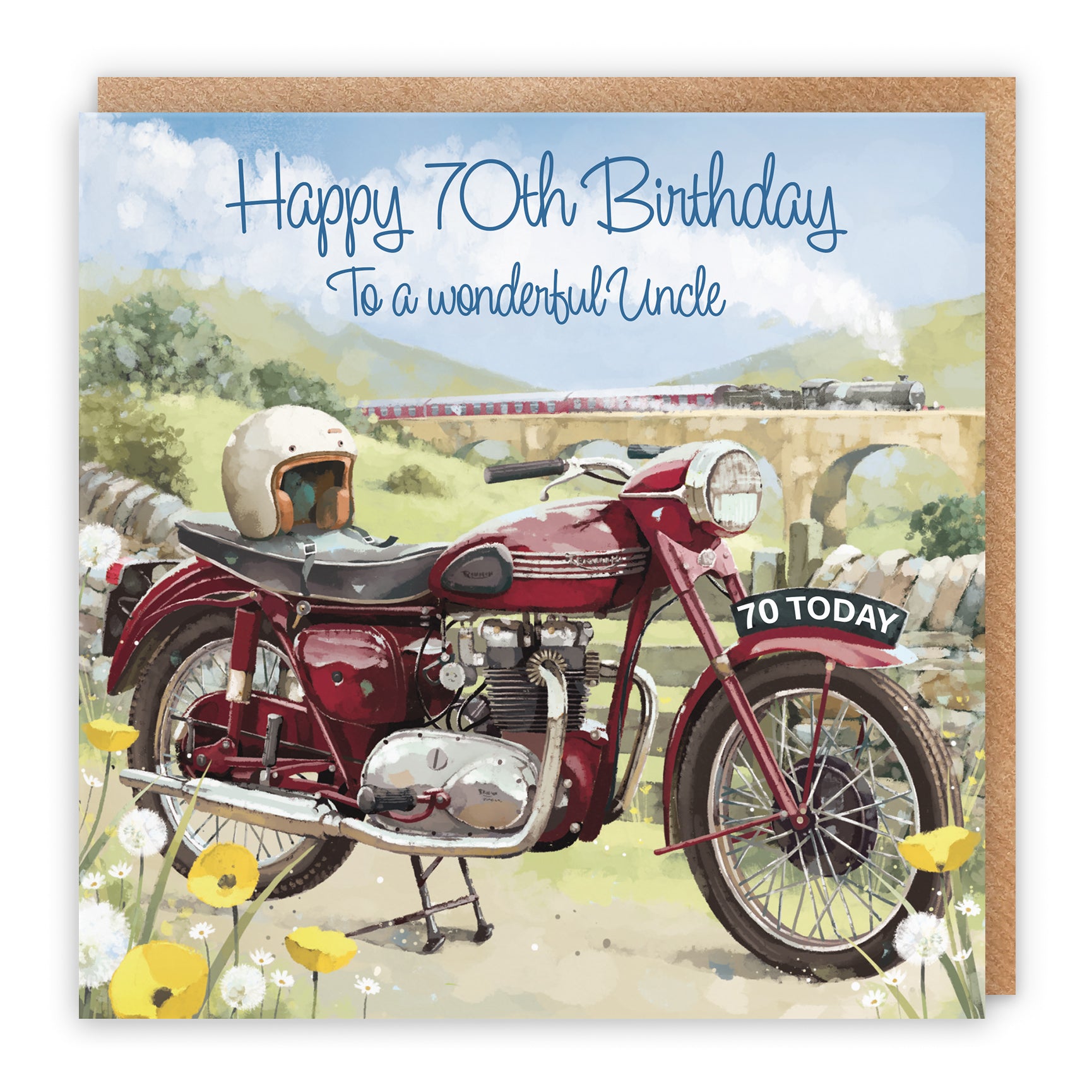 Motorbike Birthday Card Milo's Gallery