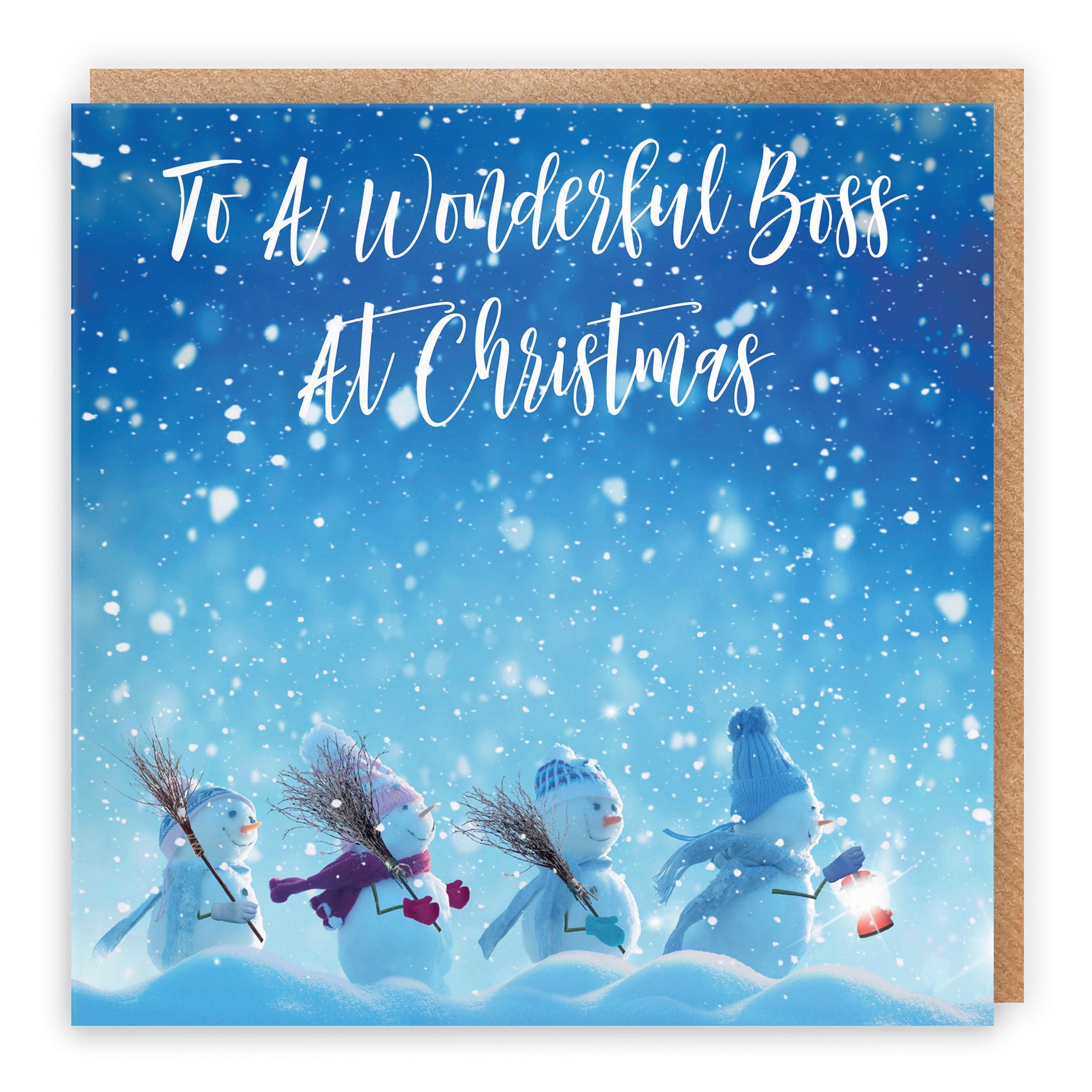 Christmas Card Snow People