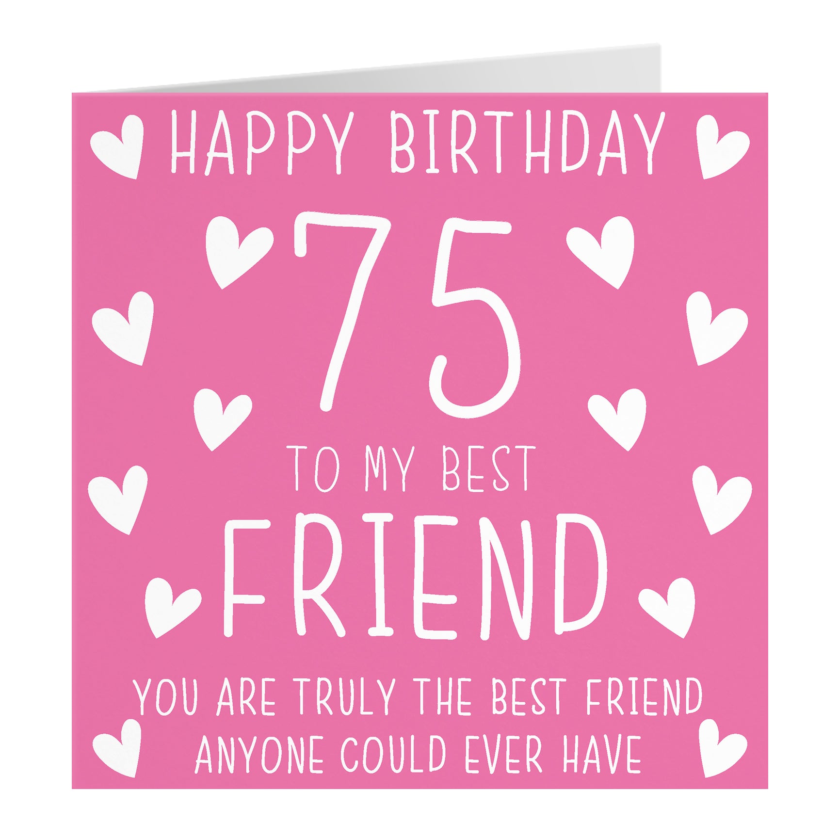 Hearts Pink Birthday Card Iconic