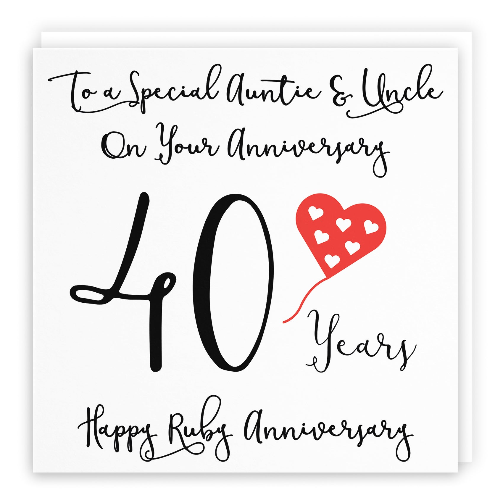 Anniversary Card Love Heart