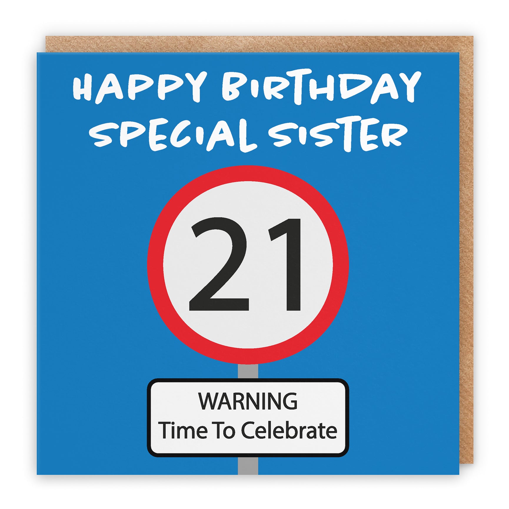 Birthday Card Road Sign