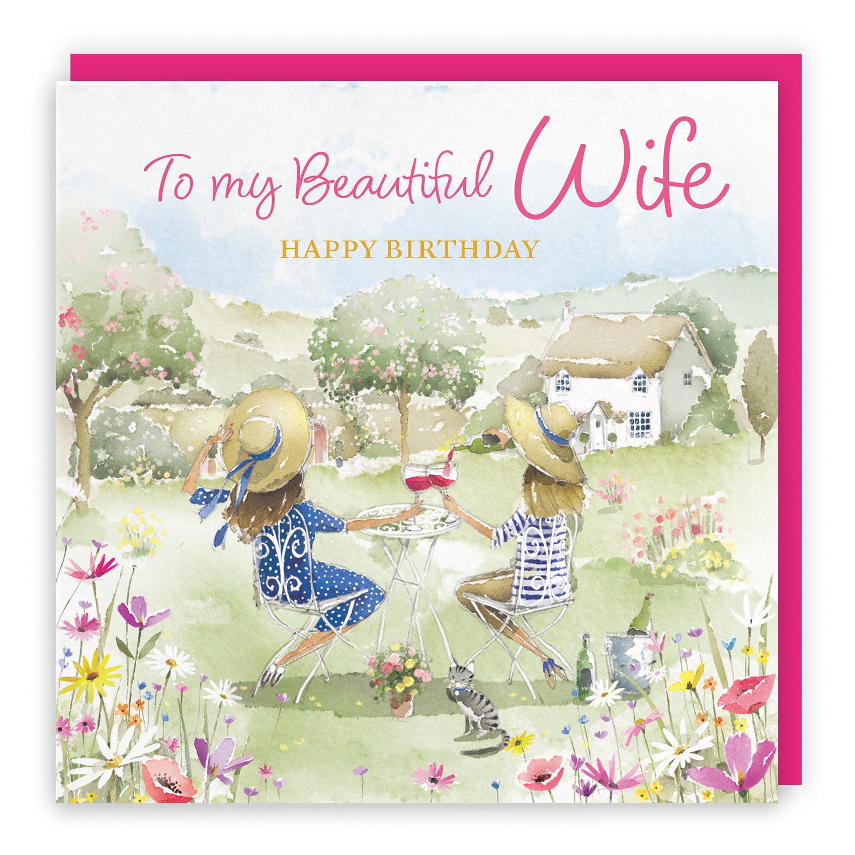 Female Countryside Garden Birthday Card Milo's Gallery