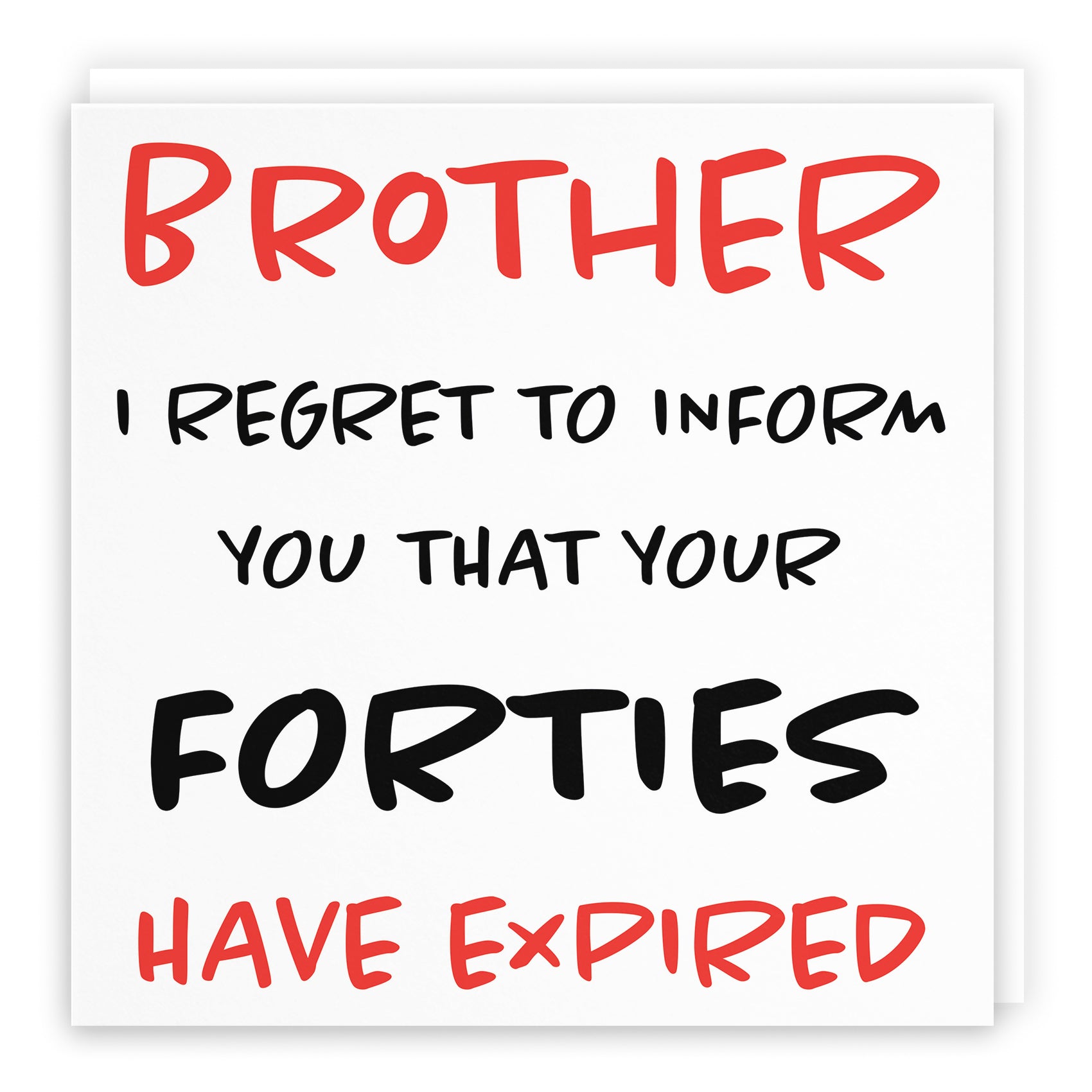 Funny Another Year Expired Birthday Card Retro