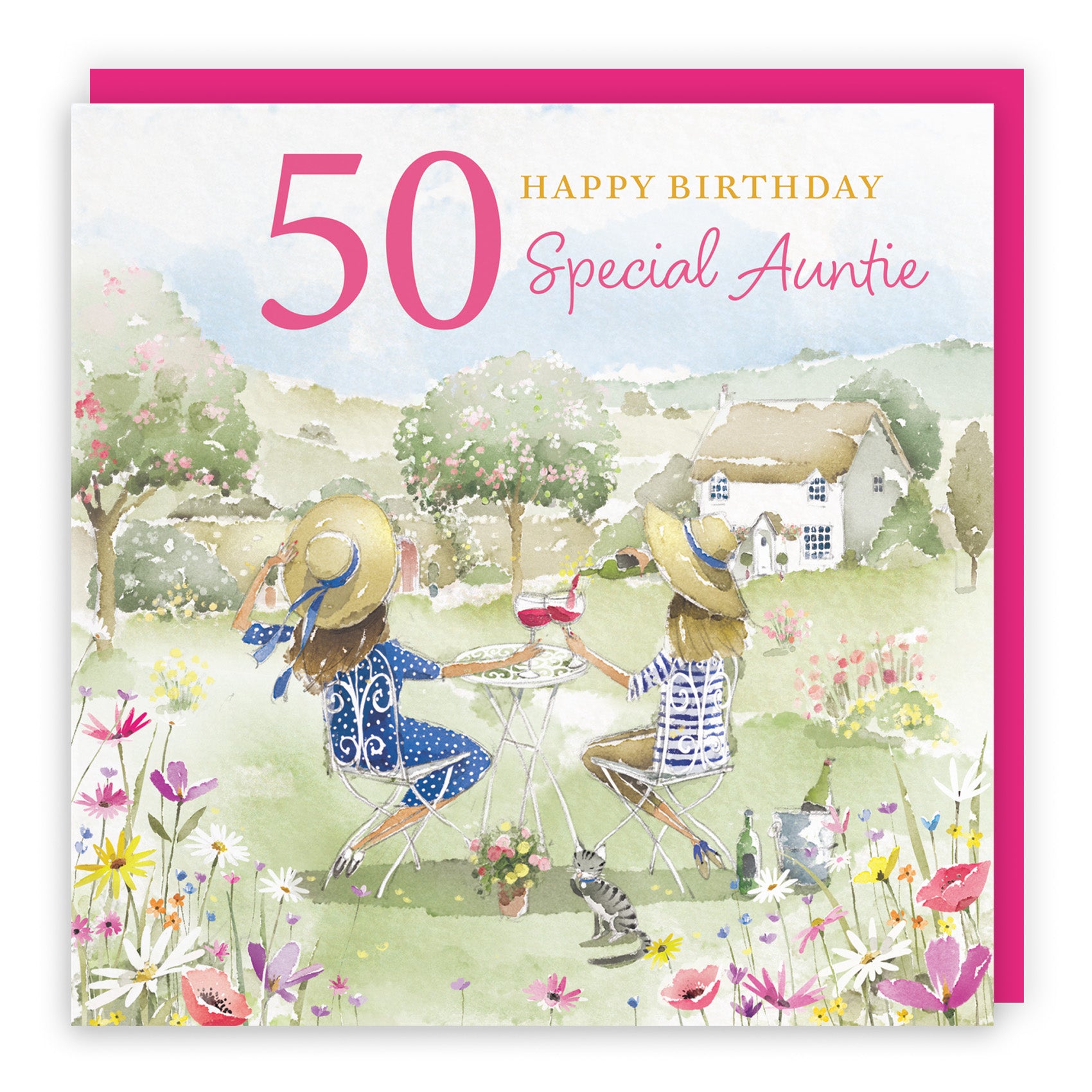 Female Countryside Garden Birthday Card Milo's Gallery