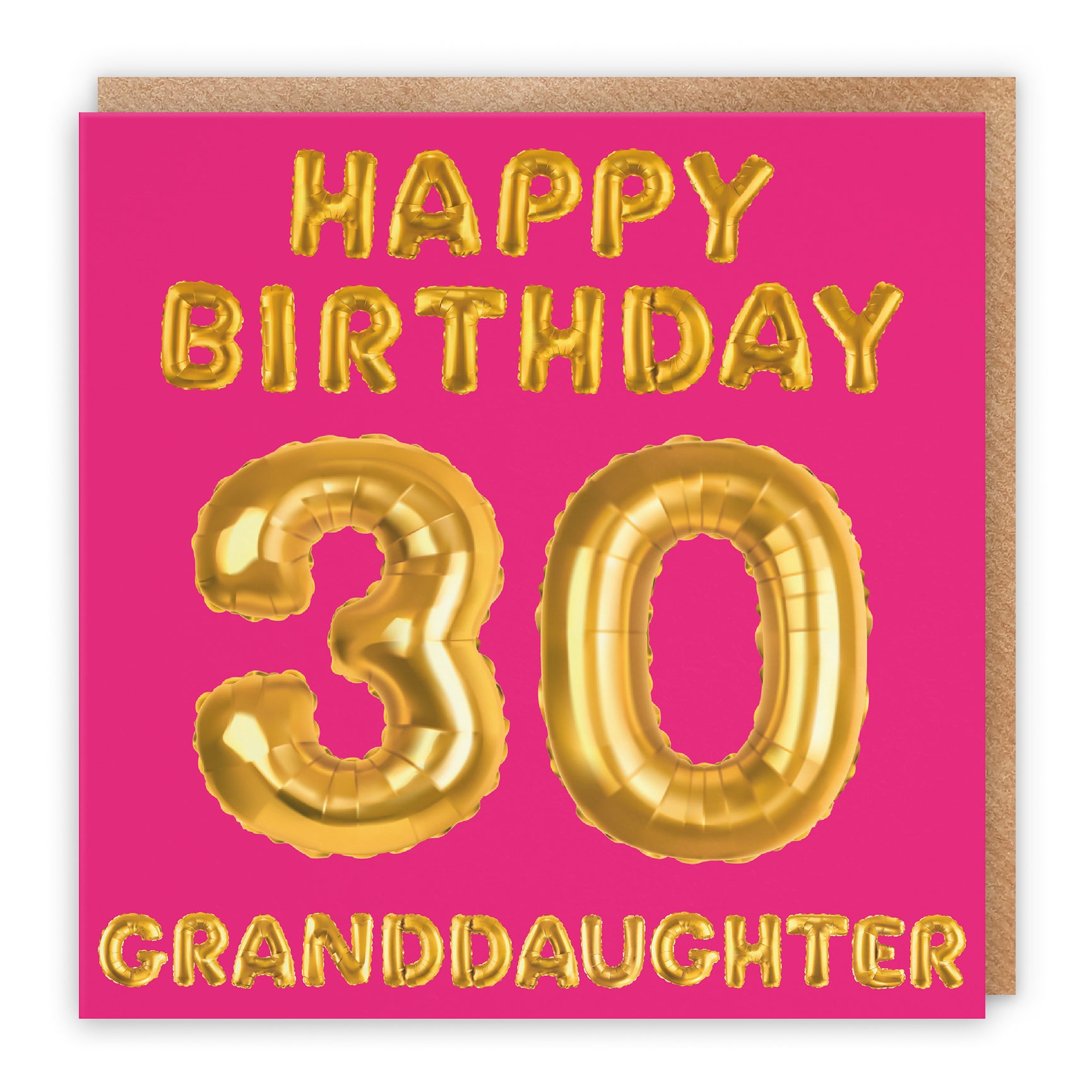 Pink Balloon Birthday Card