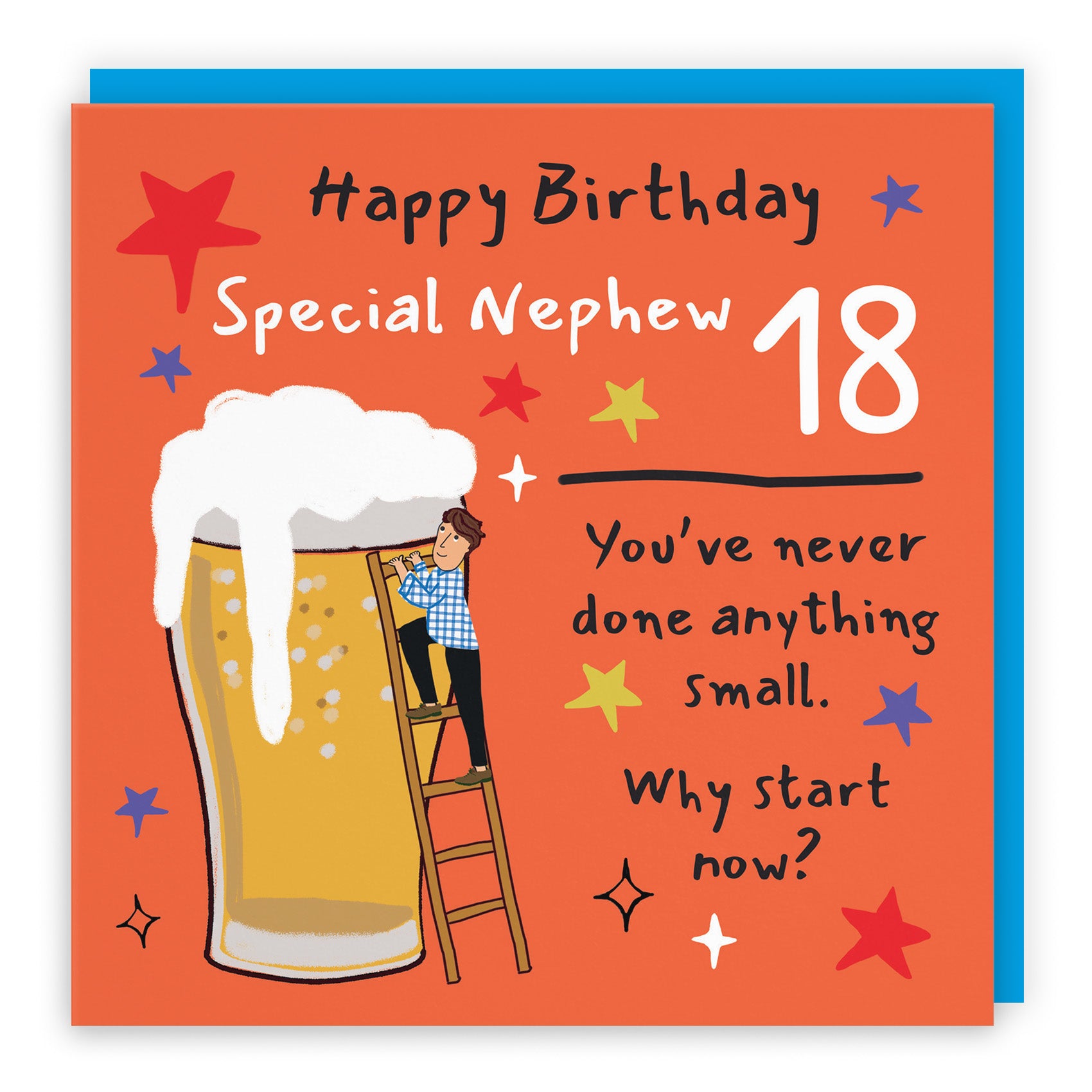 Male Big Beer Birthday Card Laugh Out Loud