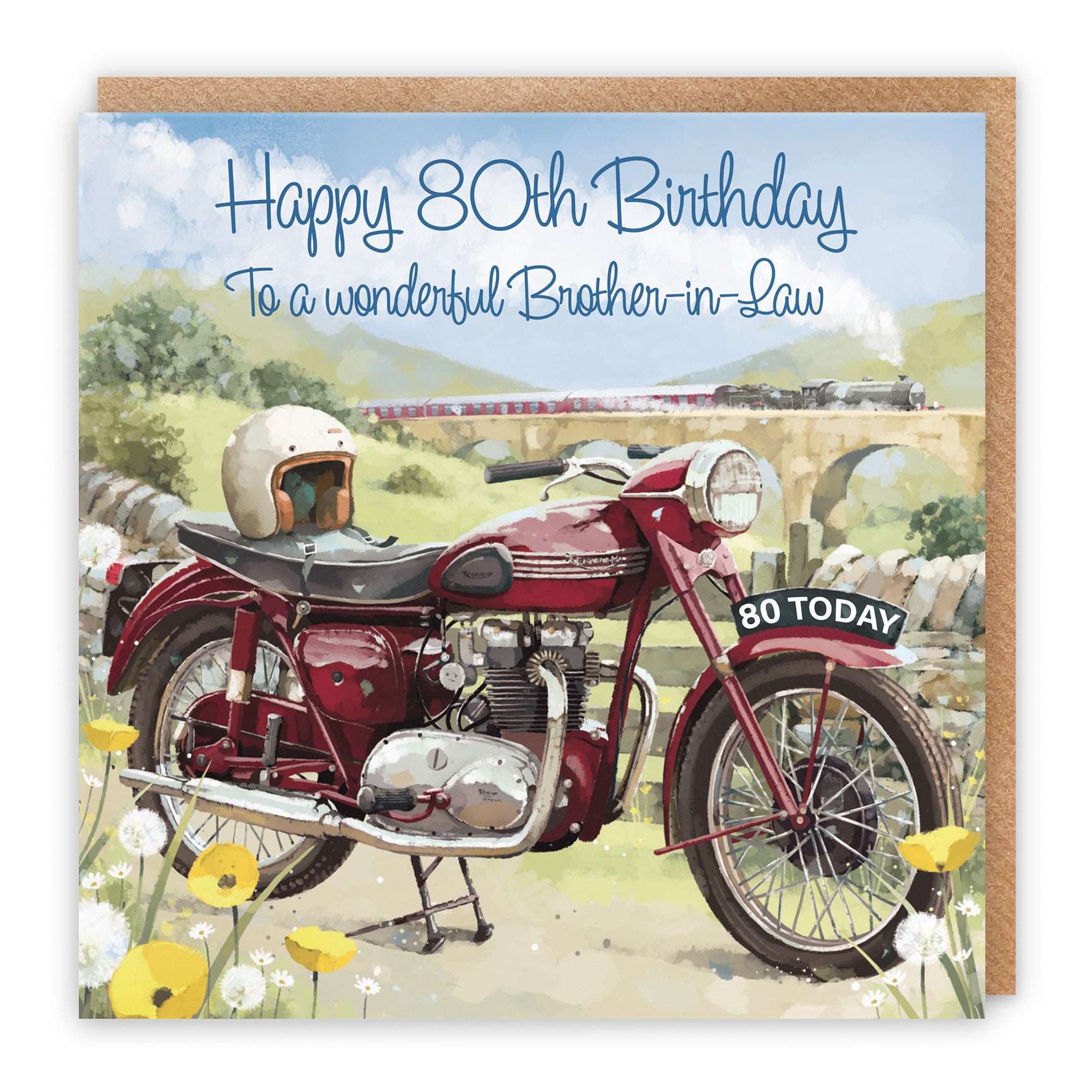 Motorbike Birthday Card Milo's Gallery