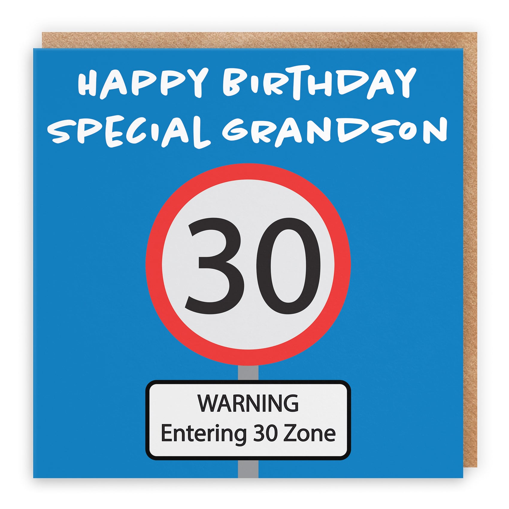 Birthday Card Road Sign