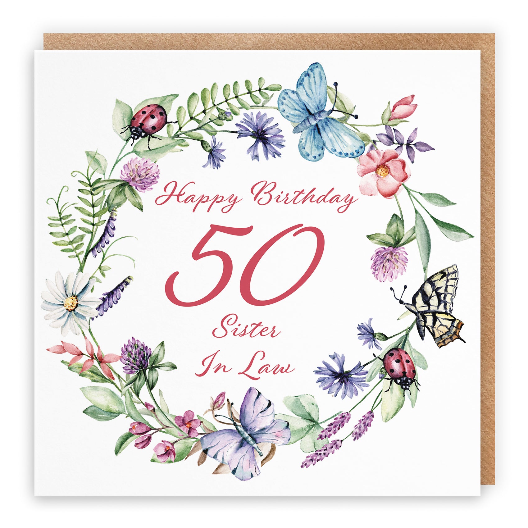Wildflower Birthday Card Meadow