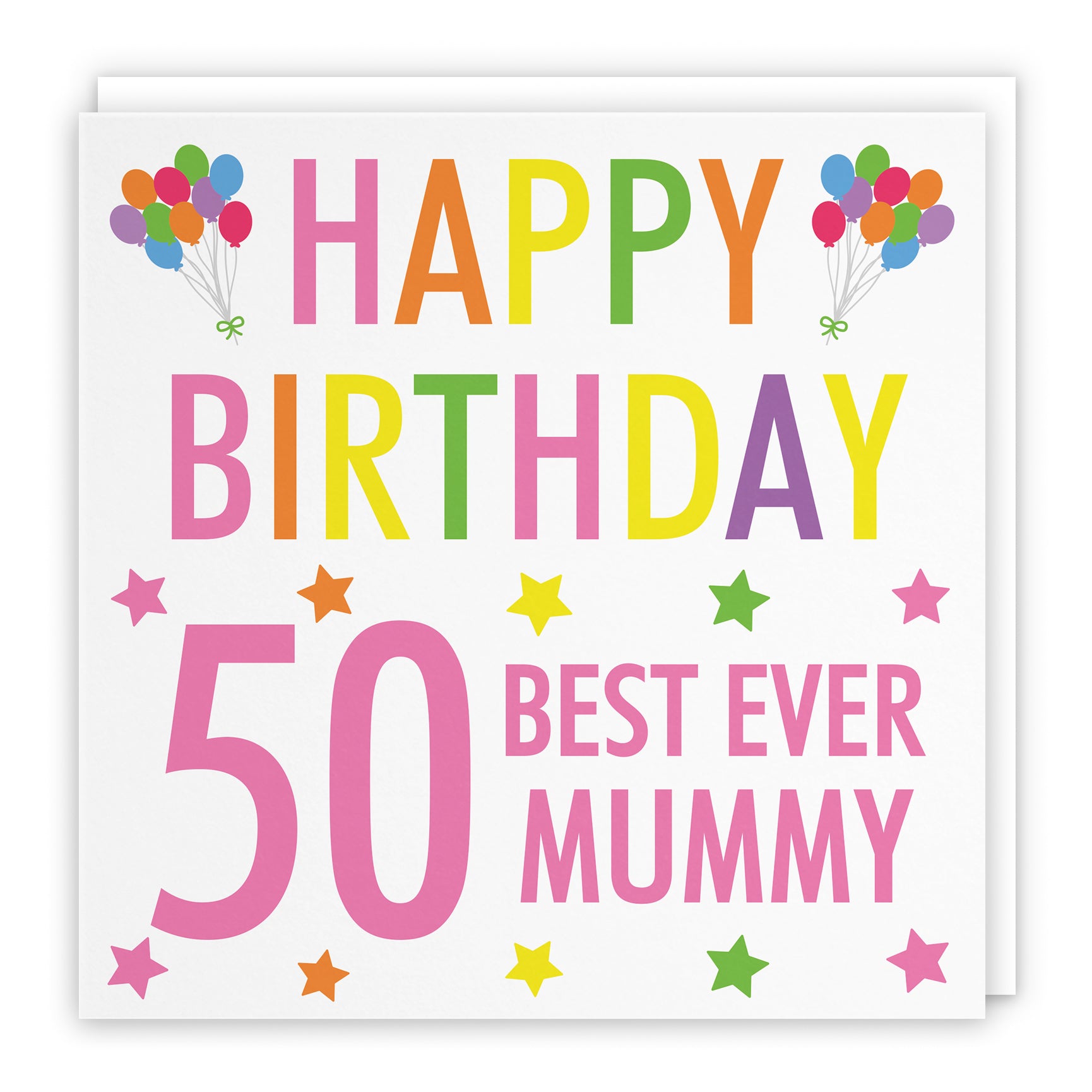 Birthday Card Colourful