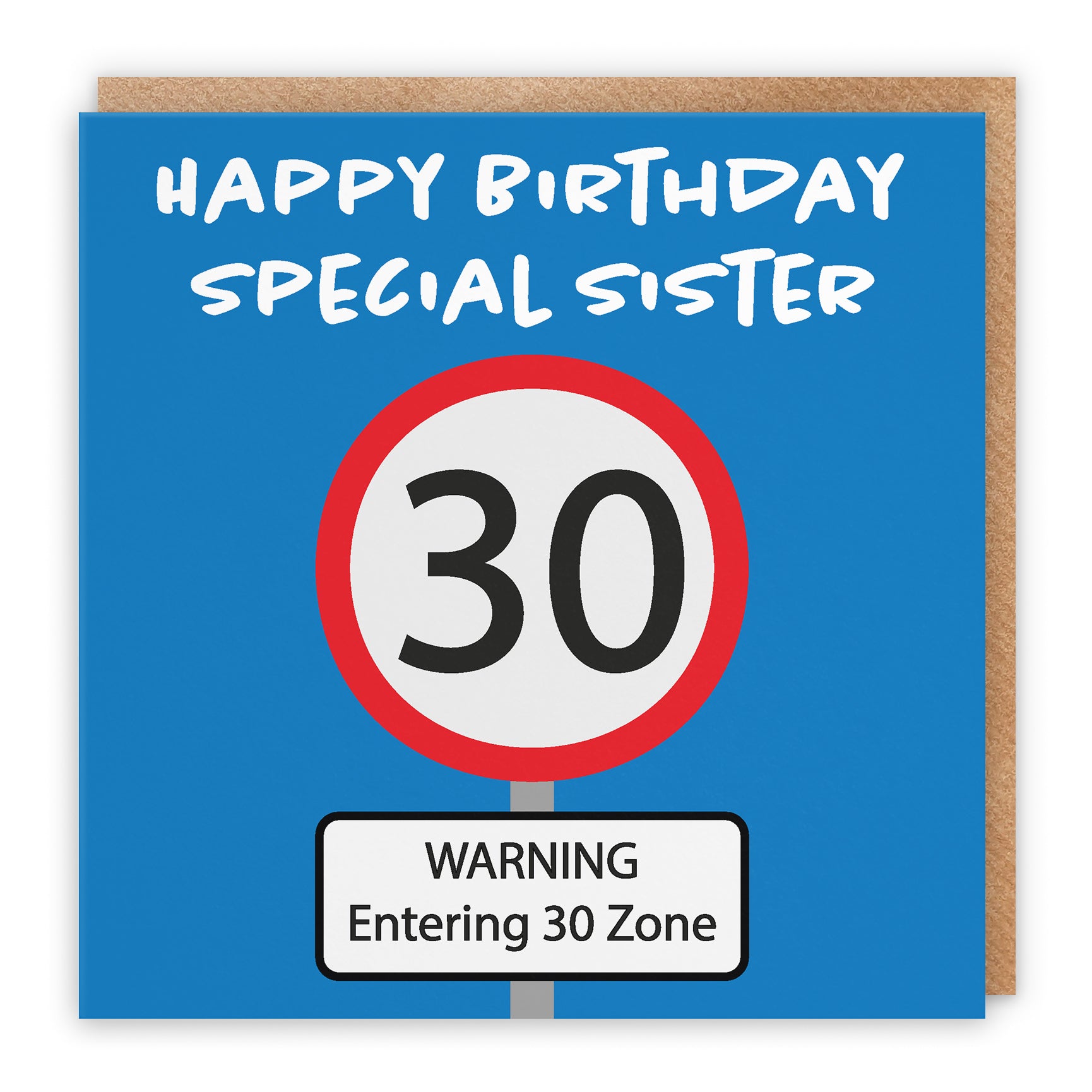 Birthday Card Road Sign