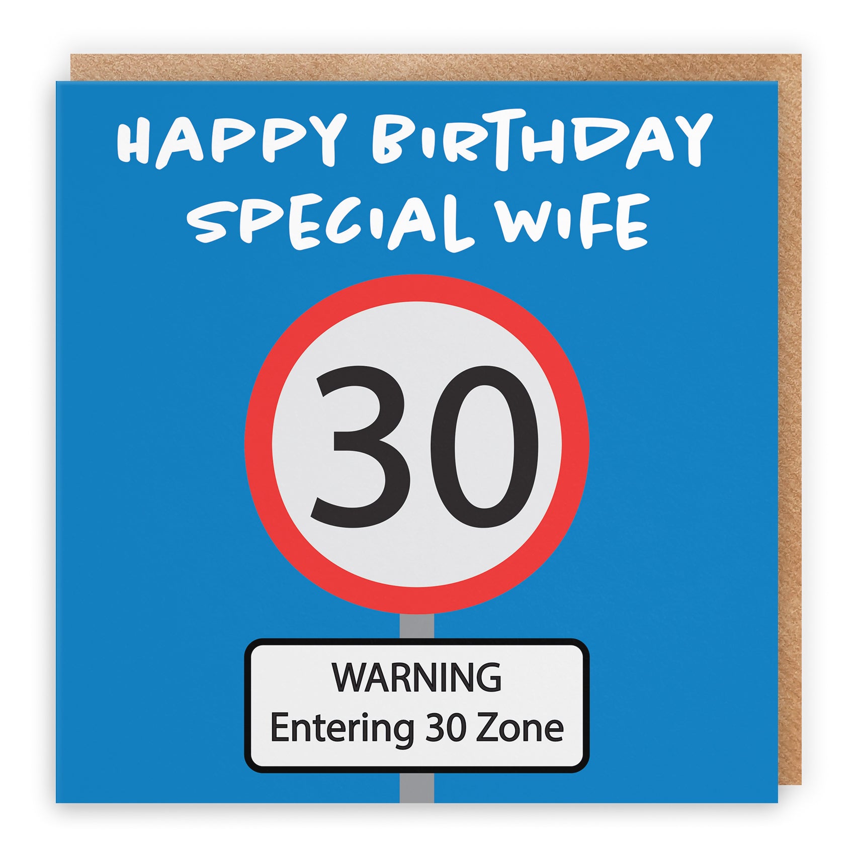 Birthday Card Road Sign