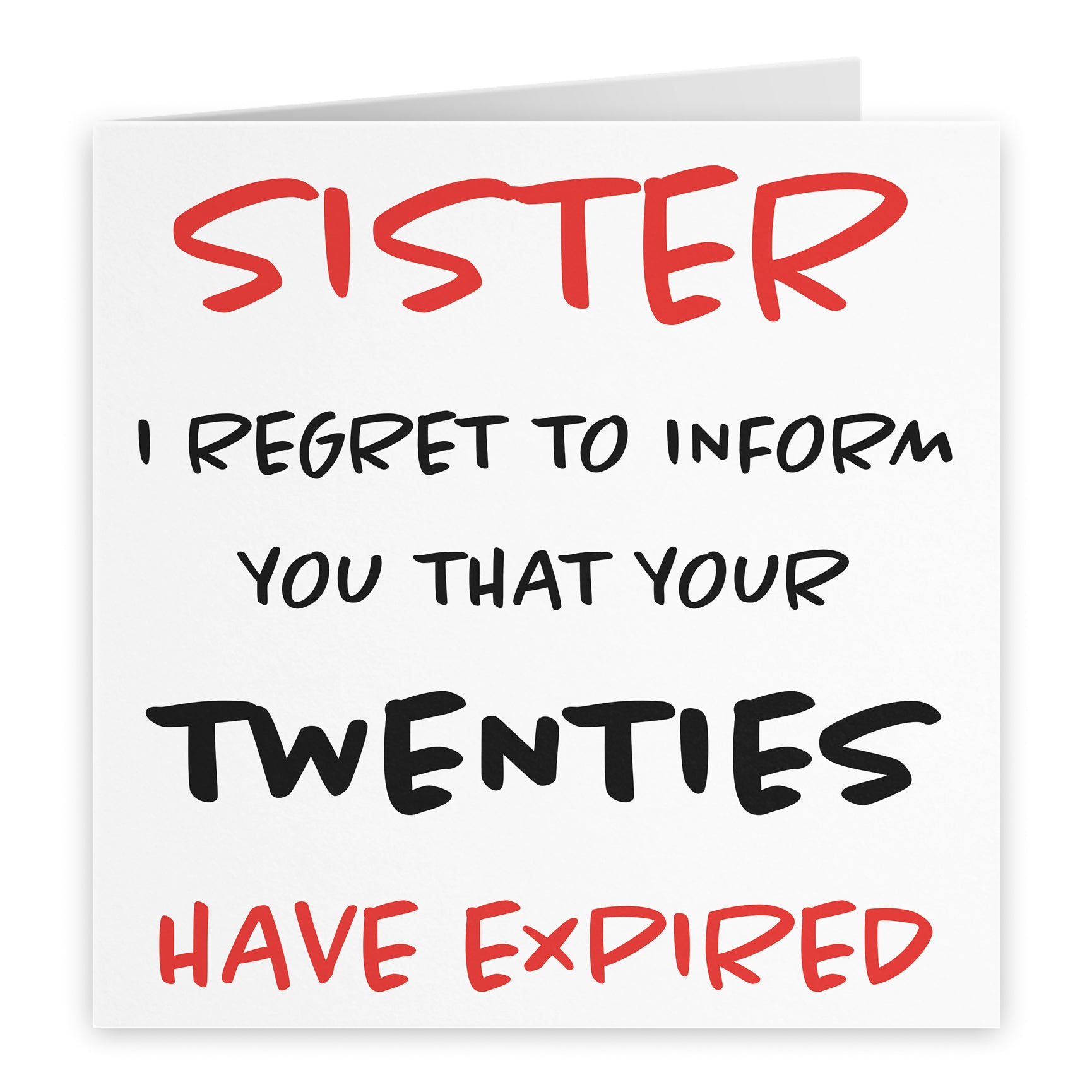 Funny Another Year Expired Birthday Card Retro