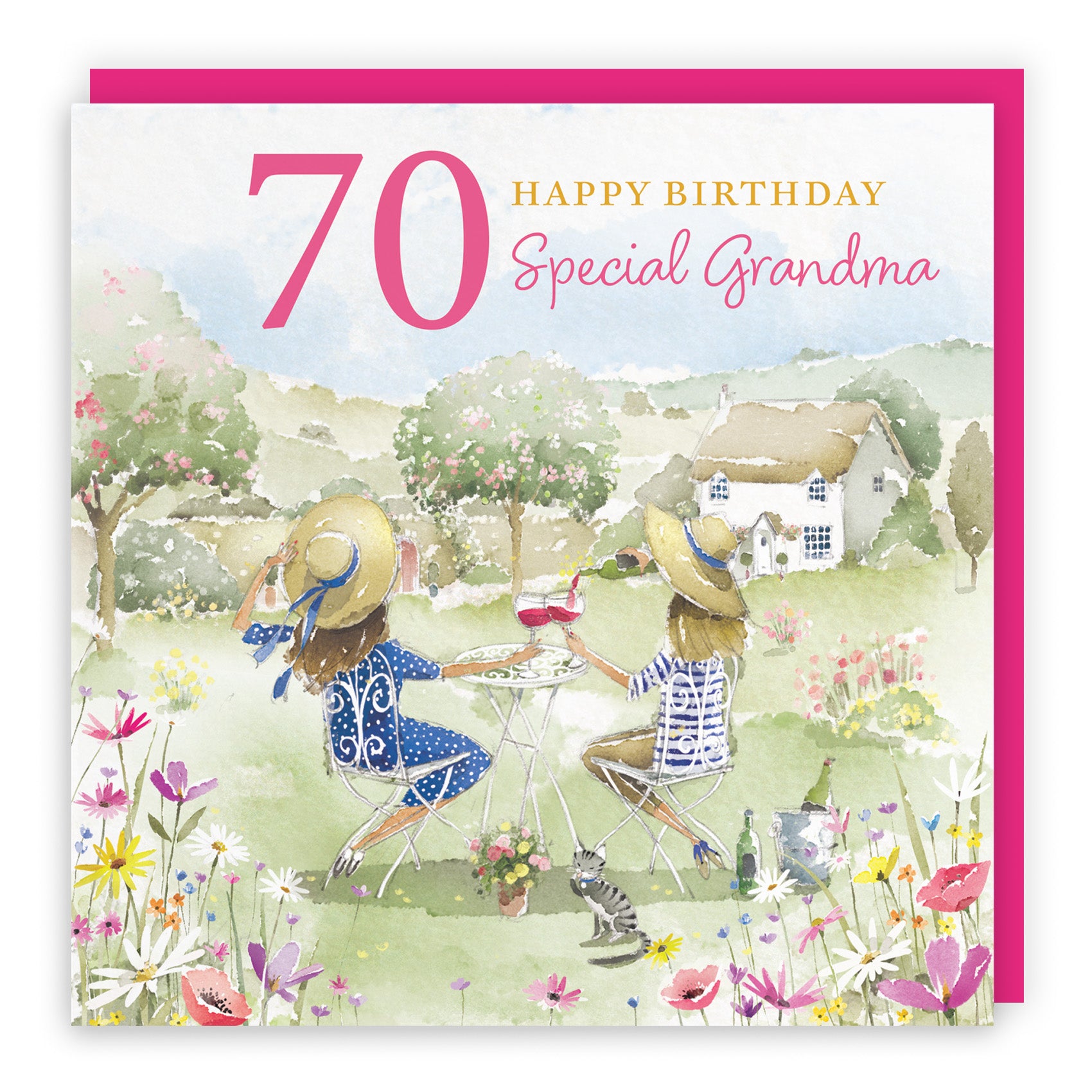 Female Countryside Garden Birthday Card Milo's Gallery
