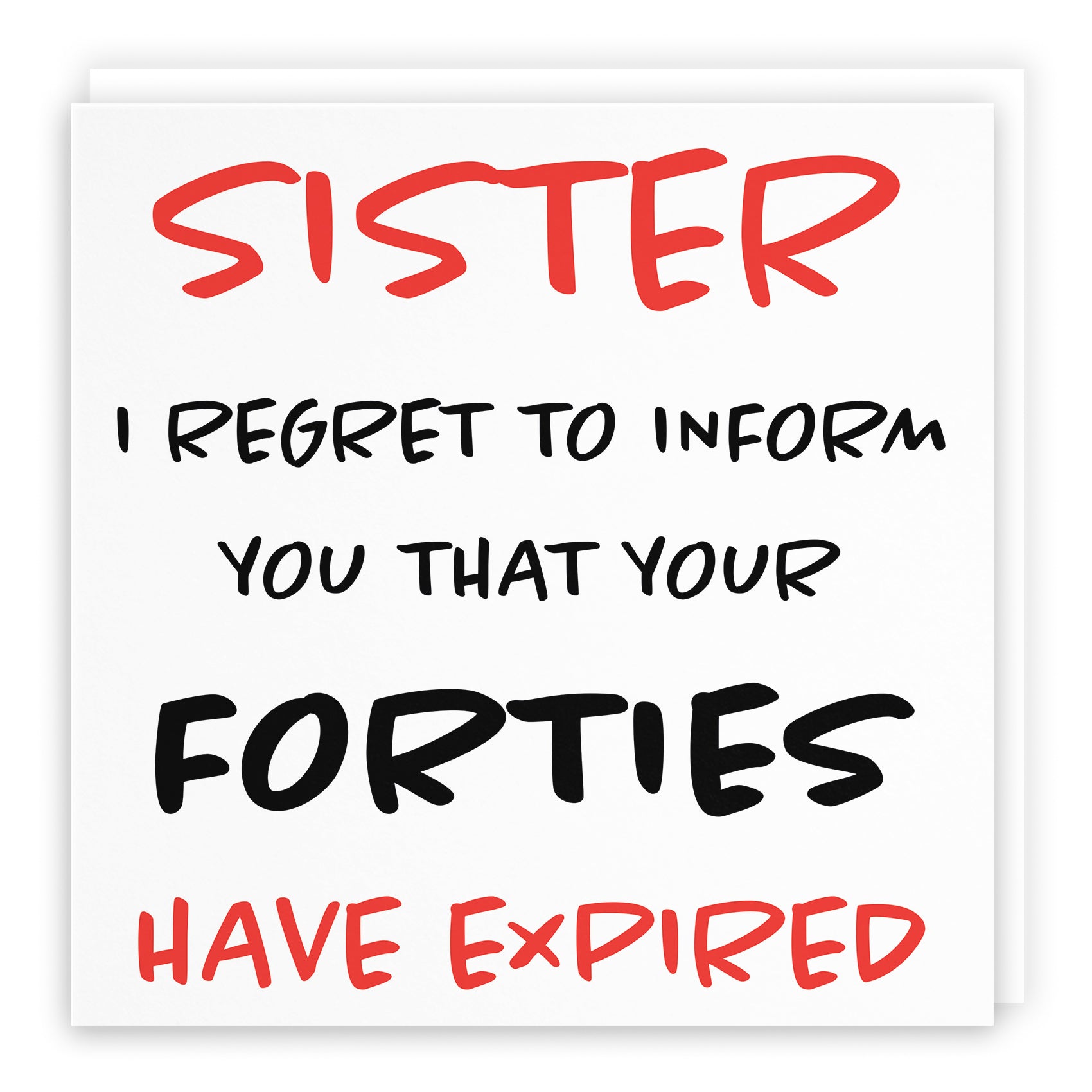 Funny Another Year Expired Birthday Card Retro