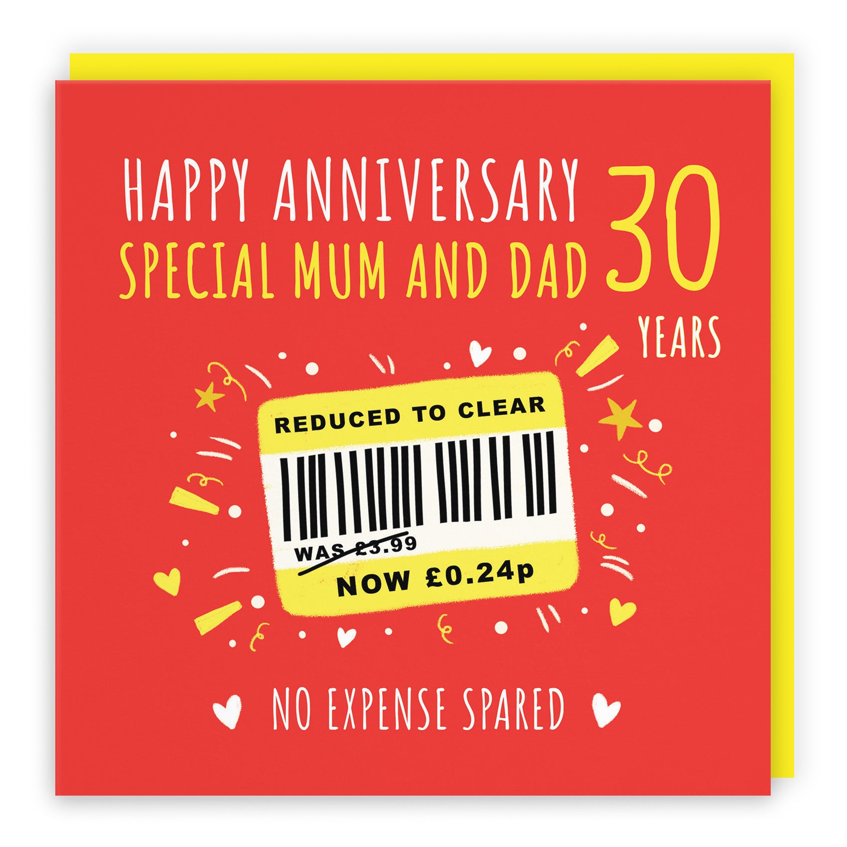 Reduced To Clear Anniversary Card Moments