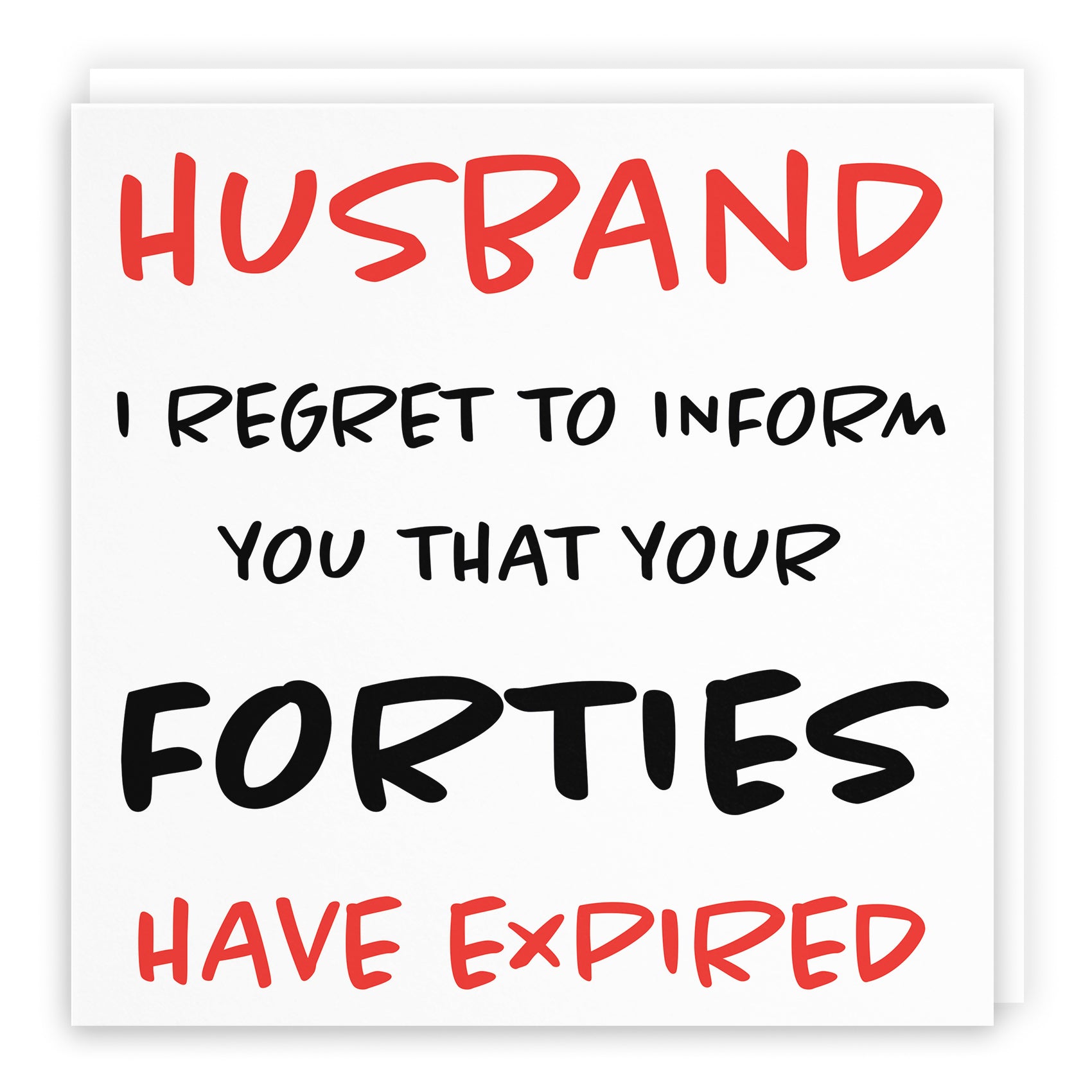 Funny Another Year Expired Birthday Card Retro