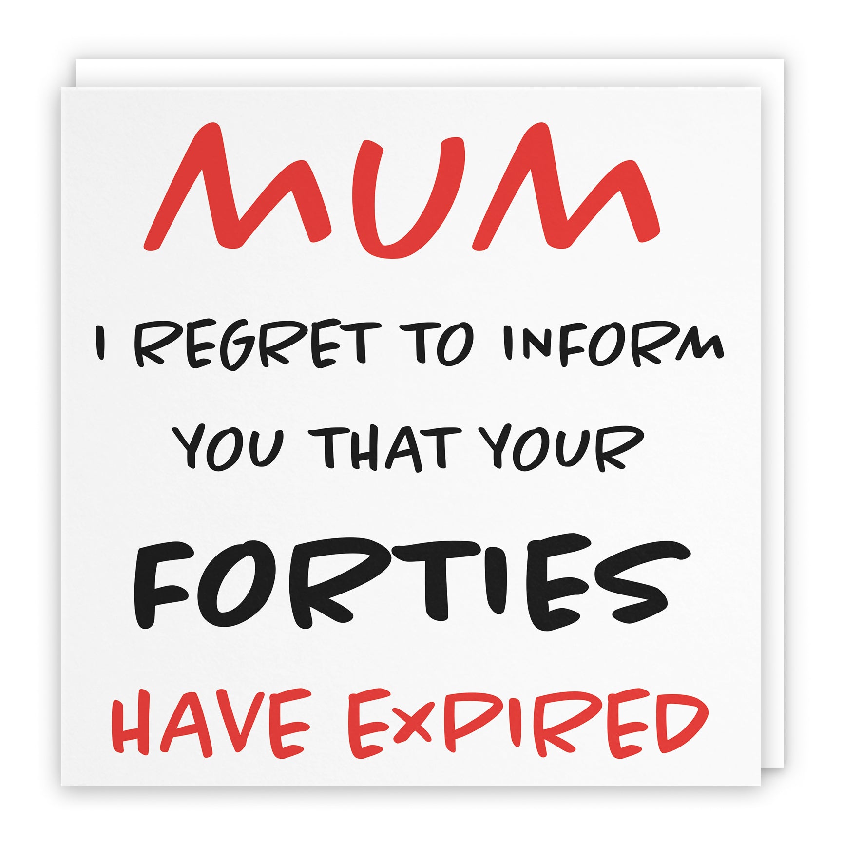 Funny Another Year Expired Birthday Card Retro