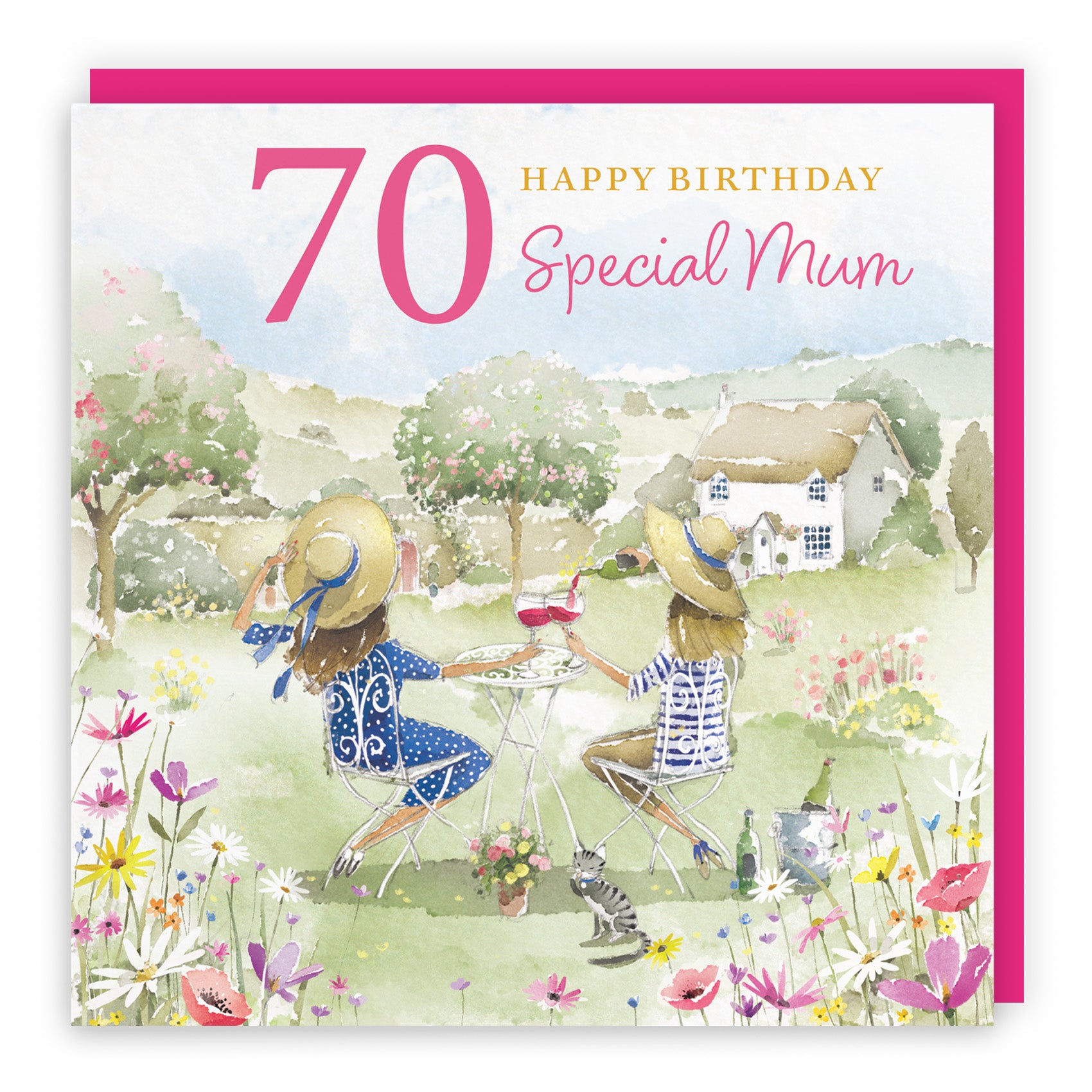 Female Countryside Garden Birthday Card Milo's Gallery