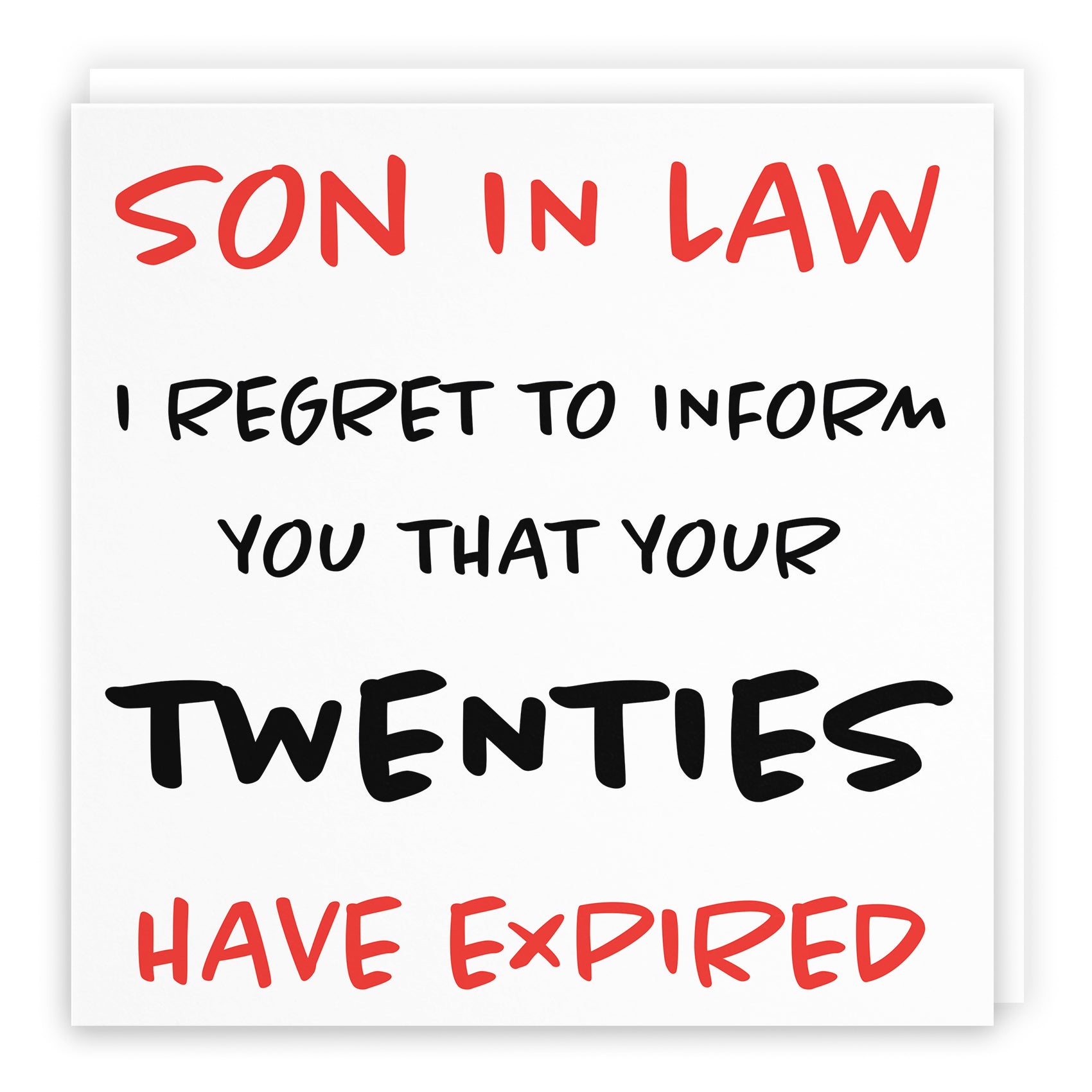 Funny Another Year Expired Birthday Card Retro