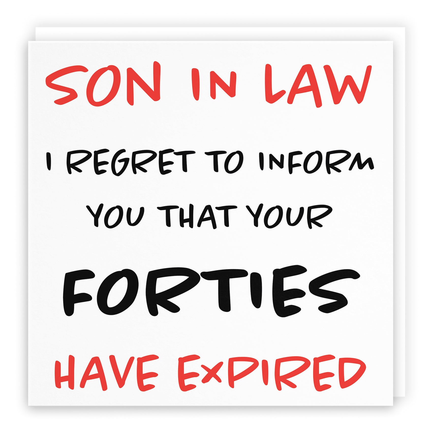 Funny Another Year Expired Birthday Card Retro