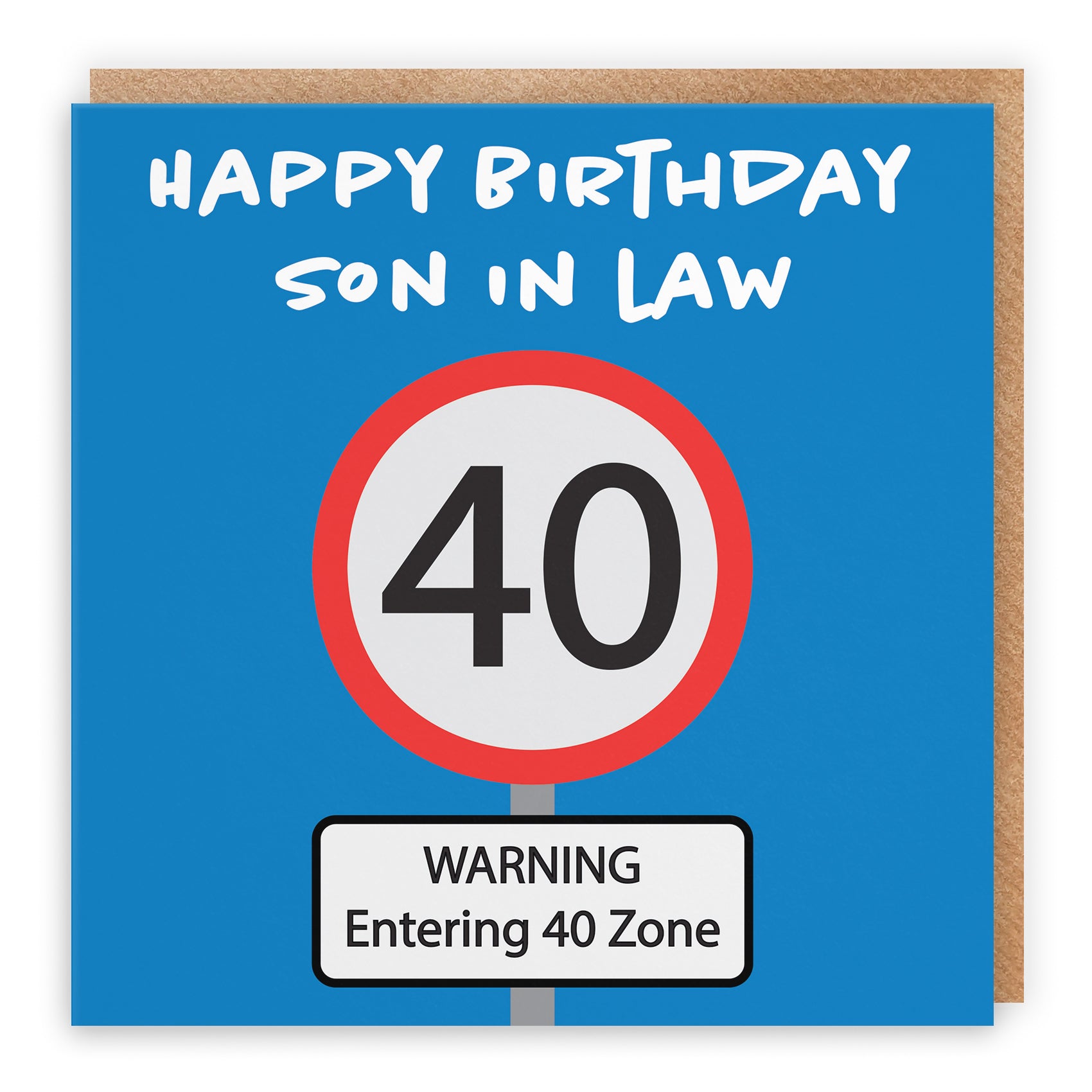 Birthday Card Road Sign