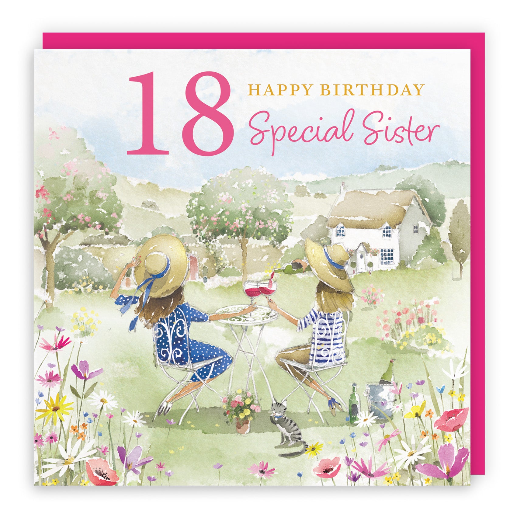 Female Countryside Garden Birthday Card Milo's Gallery
