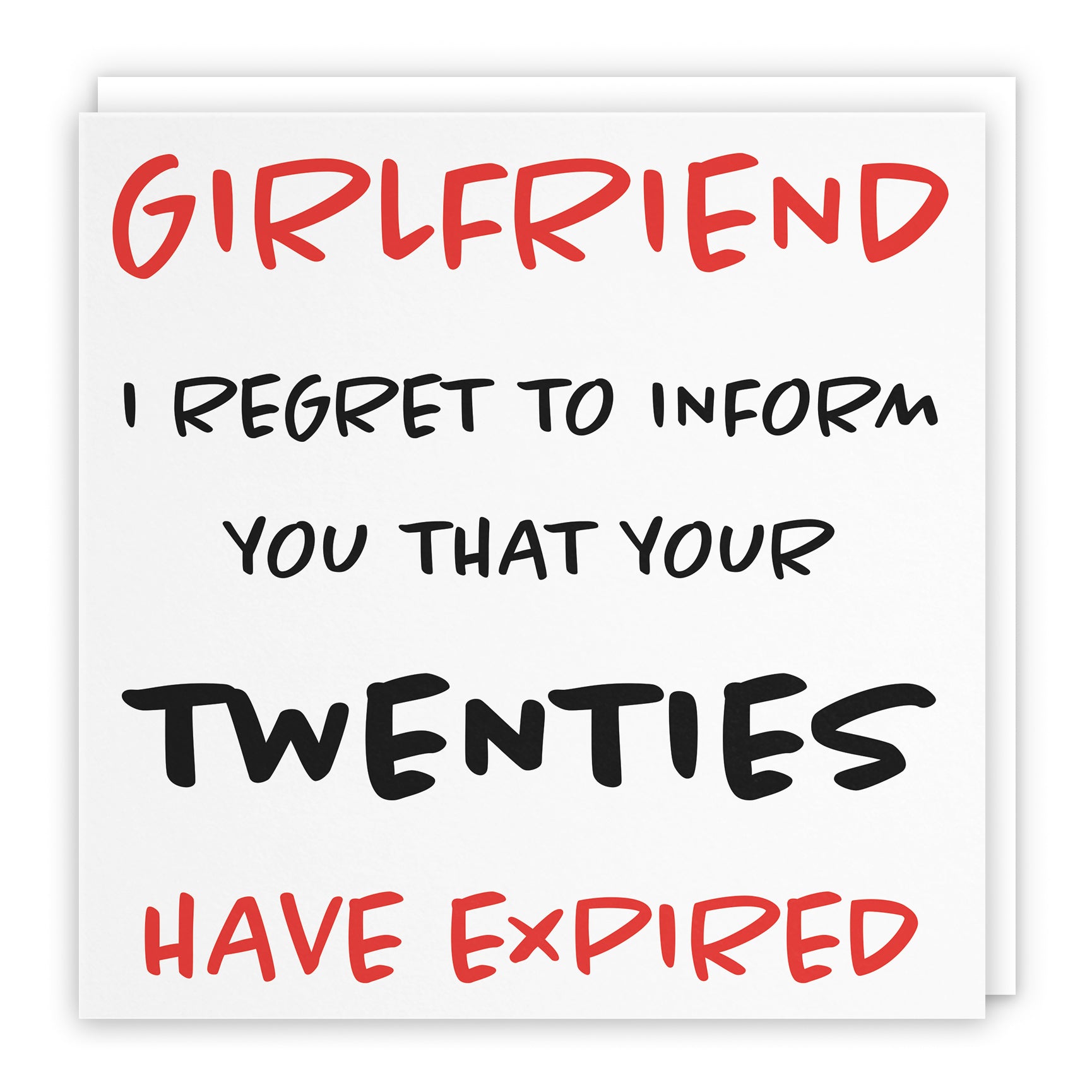 Funny Another Year Expired Birthday Card Retro