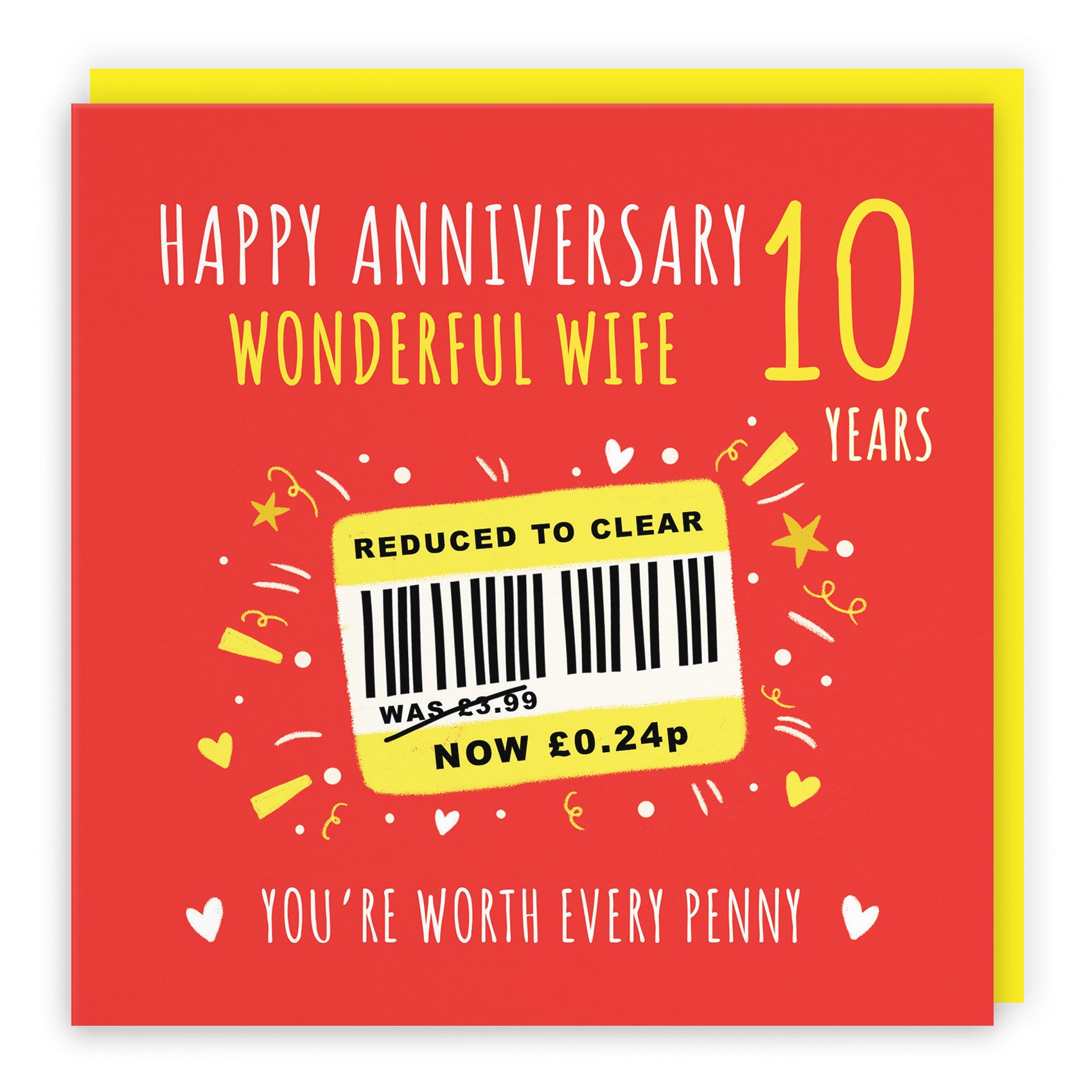 Reduced To Clear Anniversary Card Moments