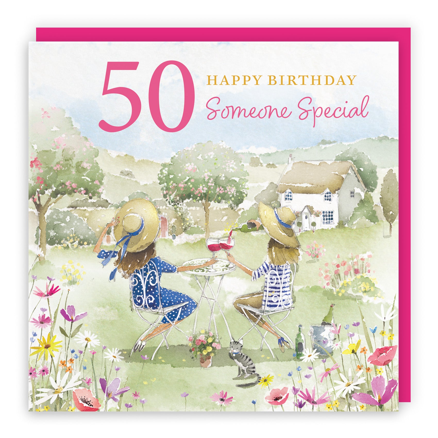 Female Countryside Garden Birthday Card Milo's Gallery