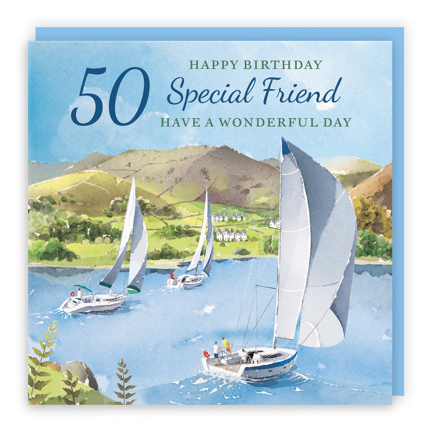 Sailing Boats Birthday Card Milo's Gallery