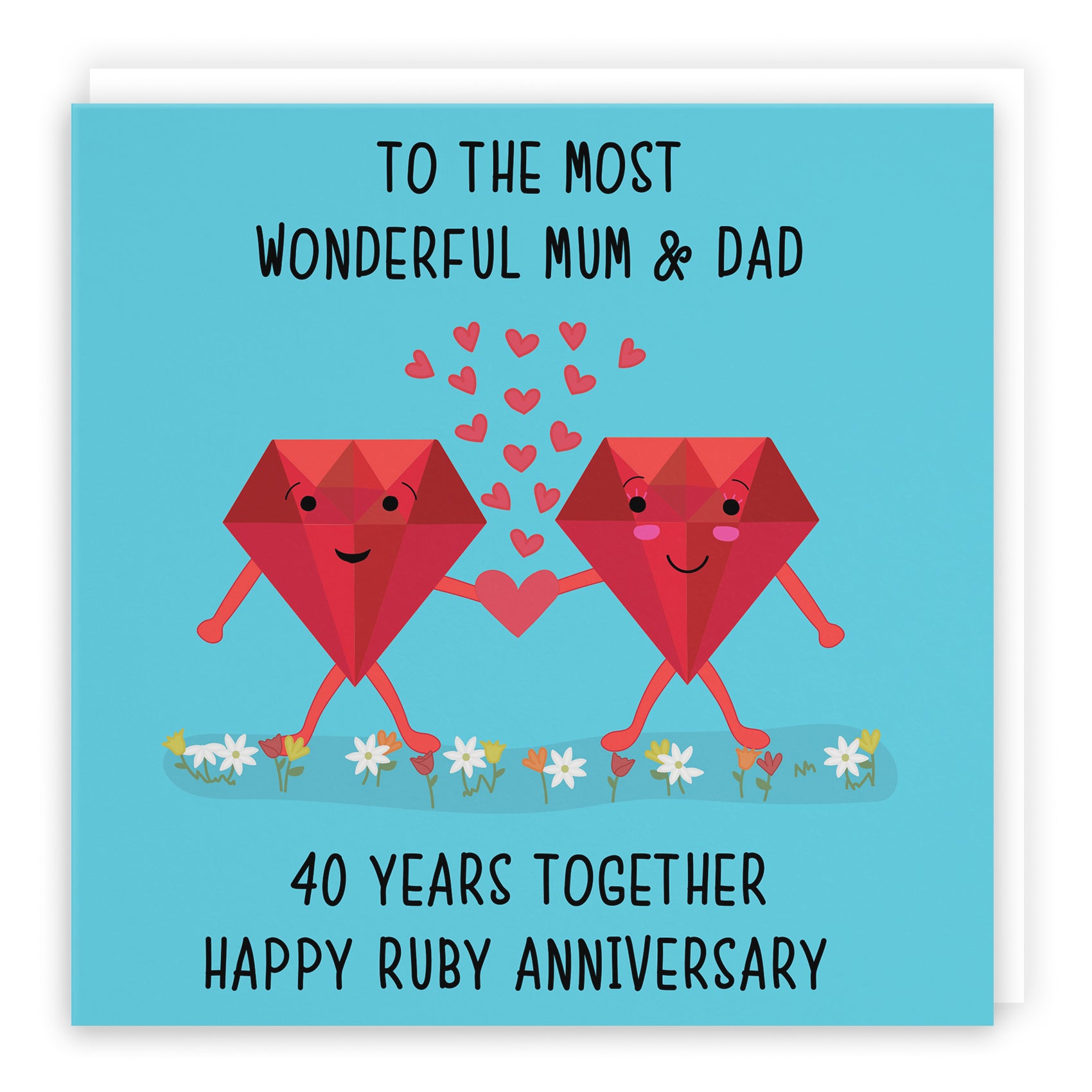 Cute Anniversary Card Iconic