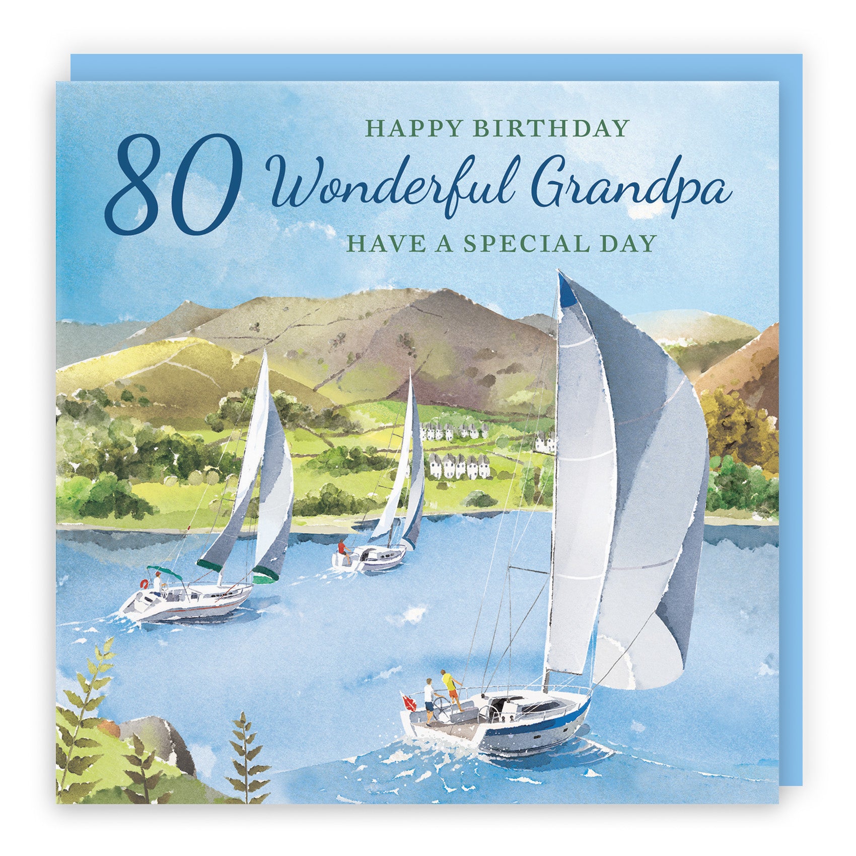 Sailing Boats Birthday Card Milo's Gallery