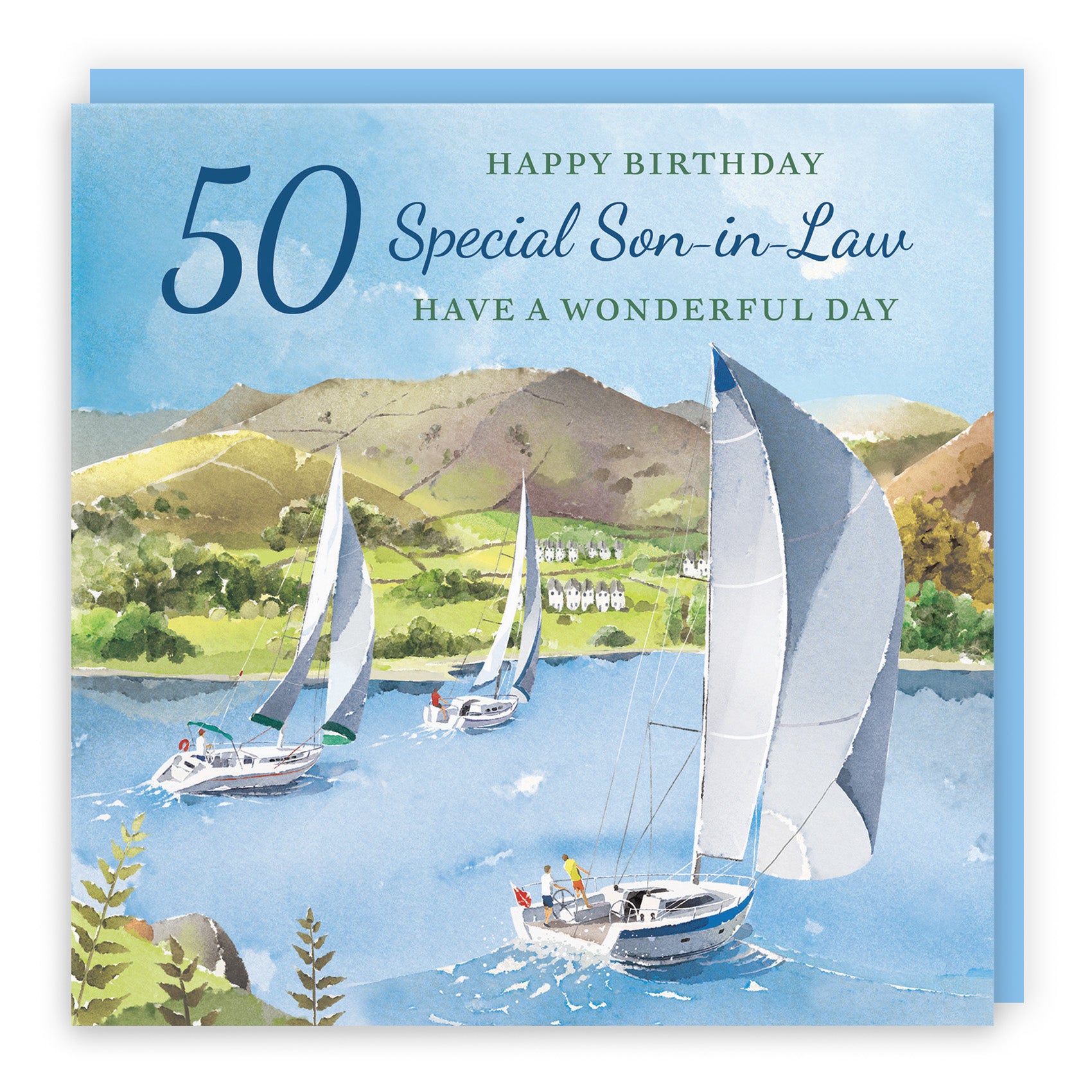 Sailing Boats Birthday Card Milo's Gallery