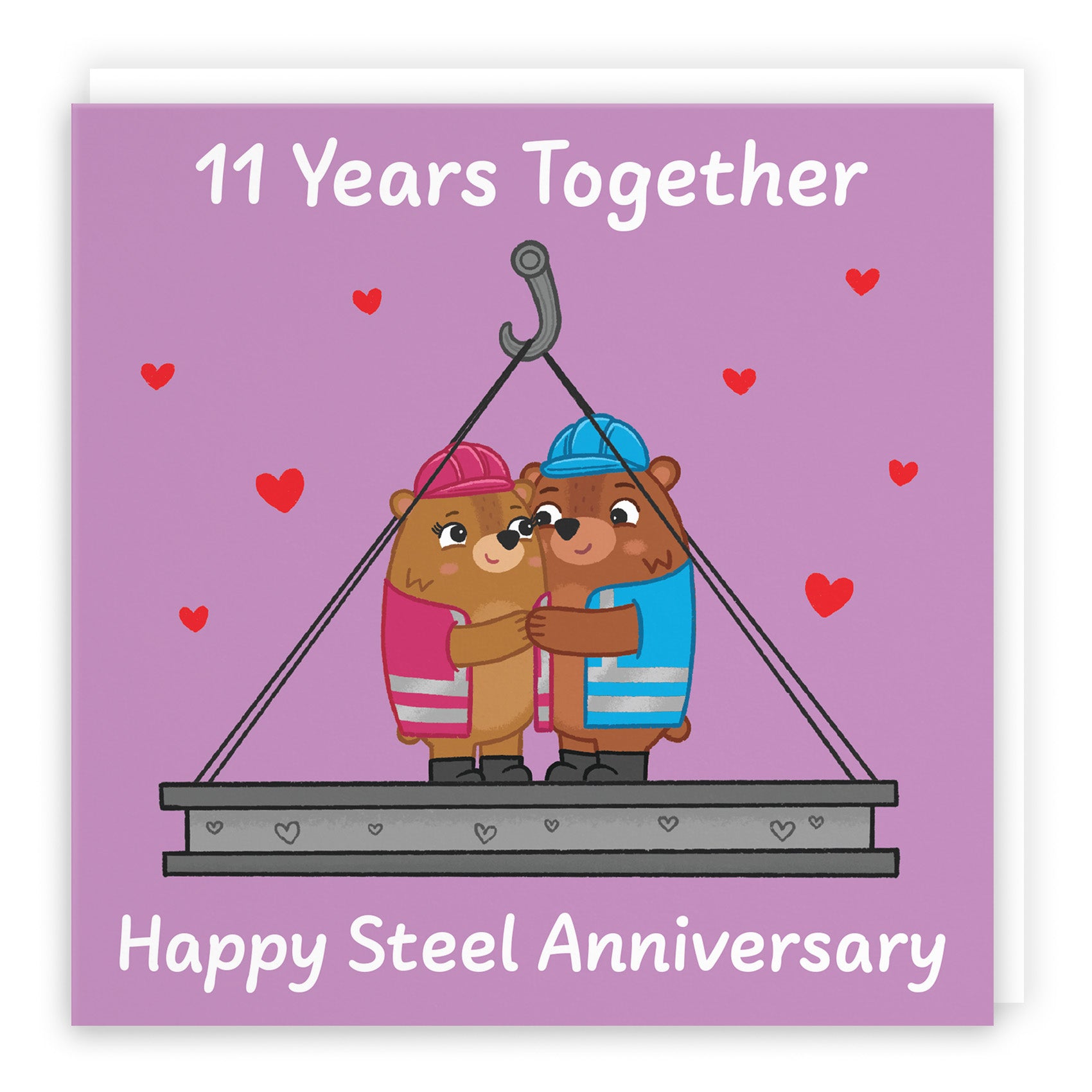 Bears Milestone Anniversary Card Love Story