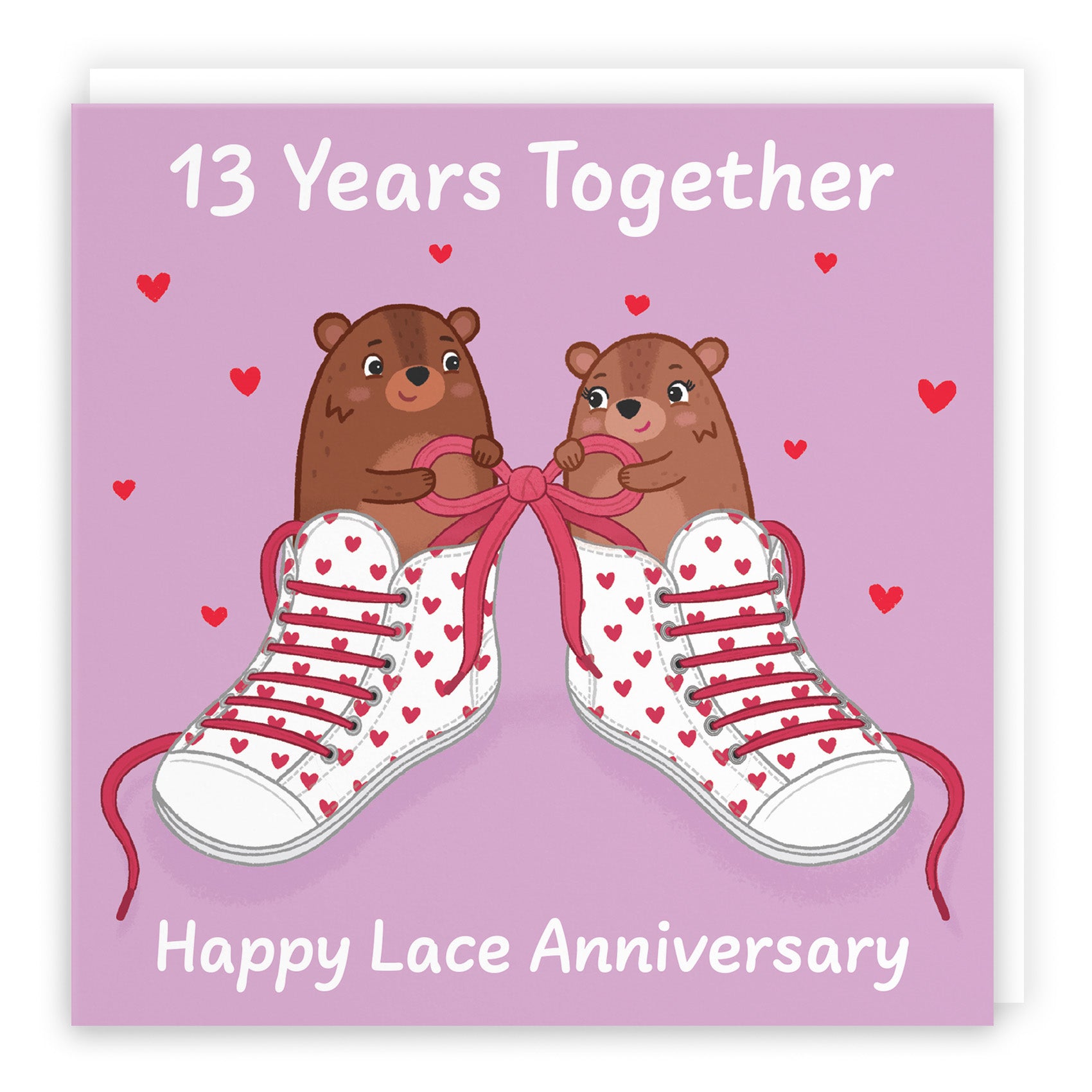 Bears Milestone Anniversary Card Love Story