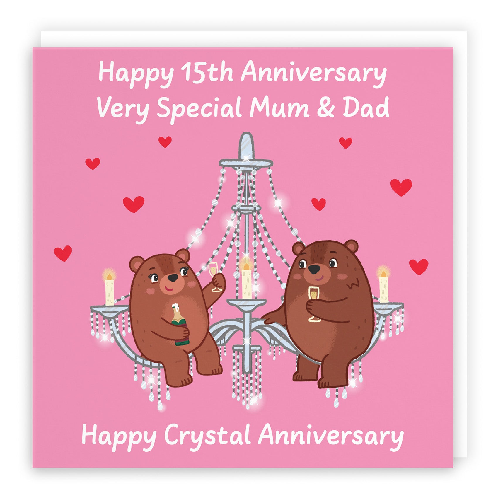 Bears Milestone Anniversary Card Love Story