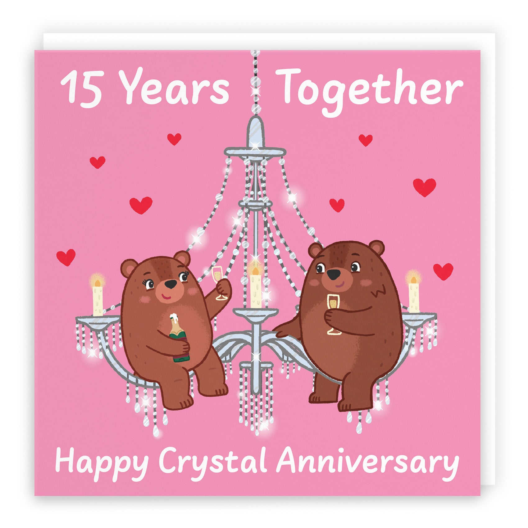 Bears Milestone Anniversary Card Love Story