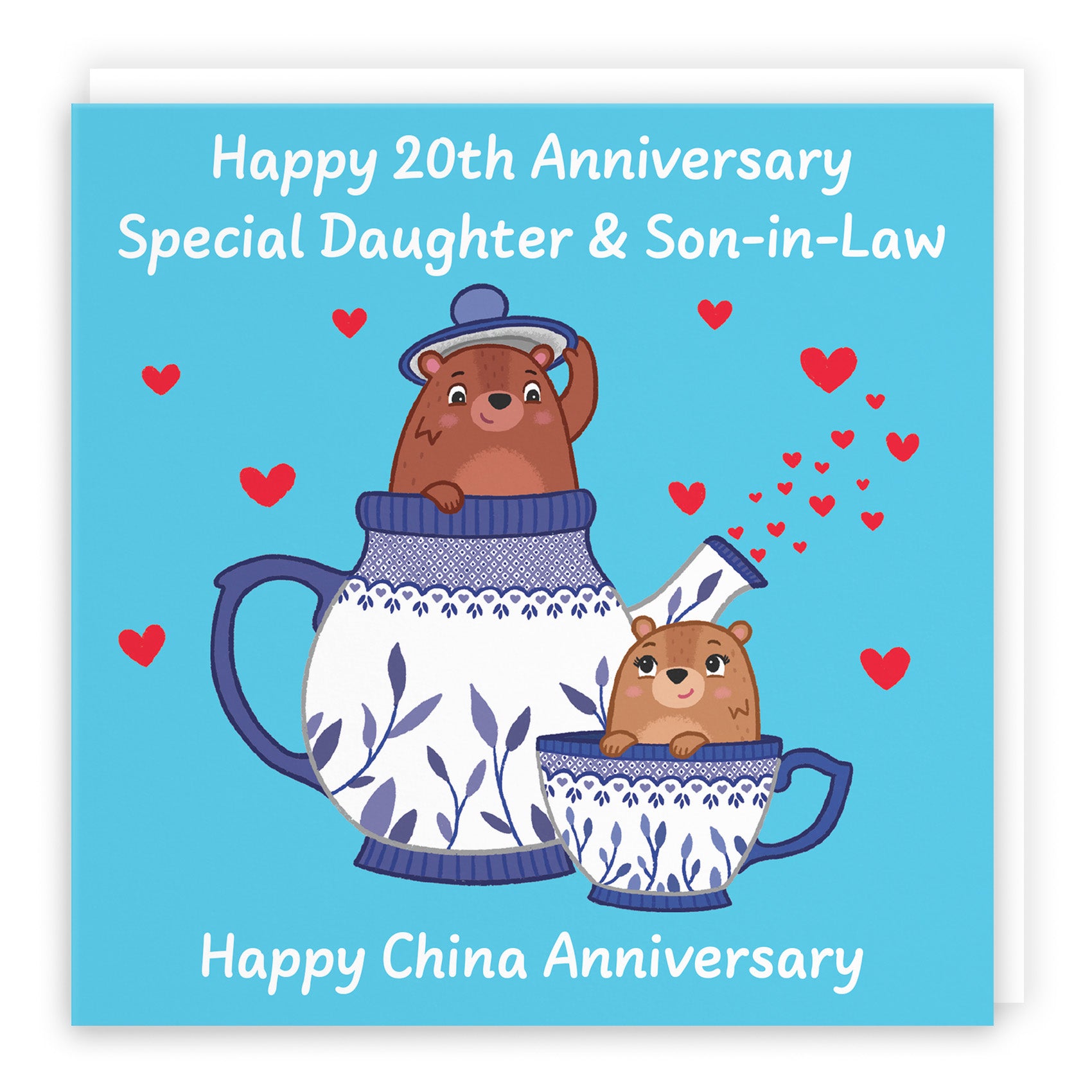 Bears Milestone Anniversary Card Love Story