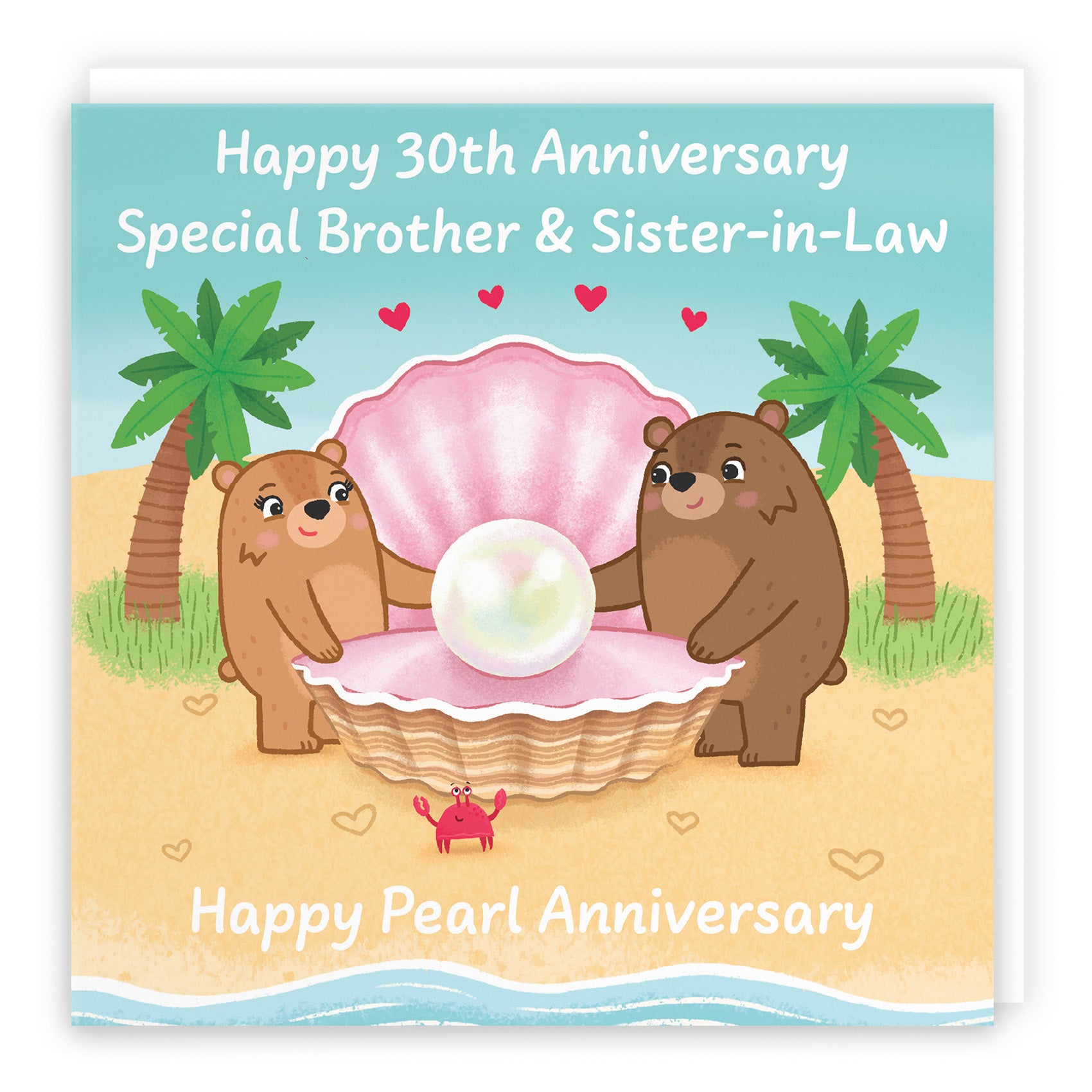 Bears Milestone Anniversary Card Love Story