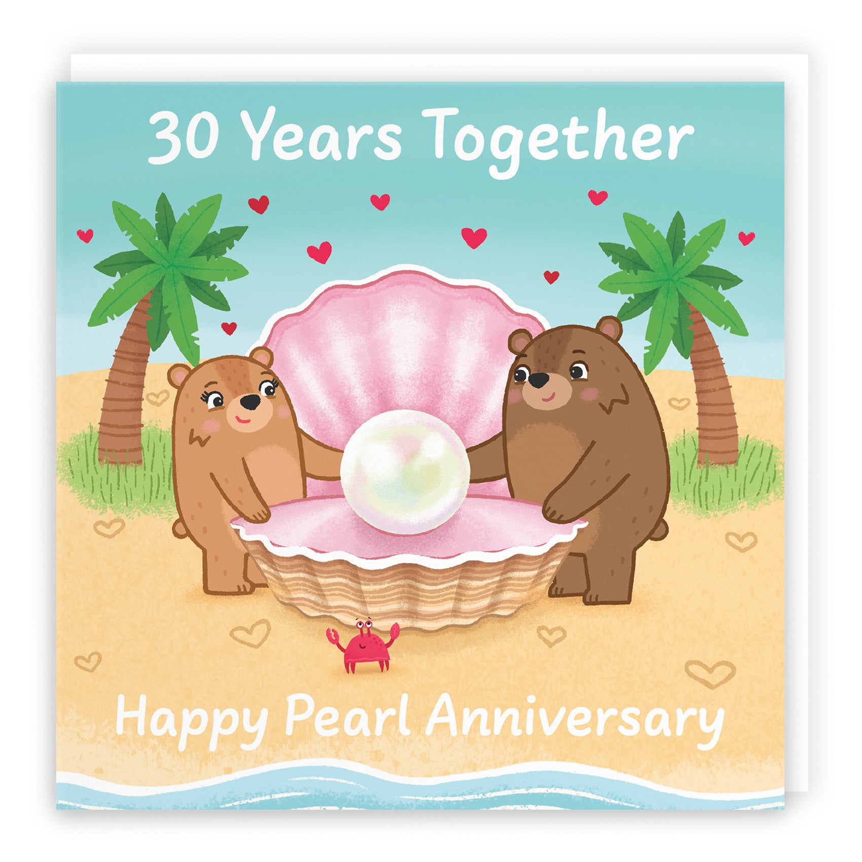 Bears Milestone Anniversary Card Love Story