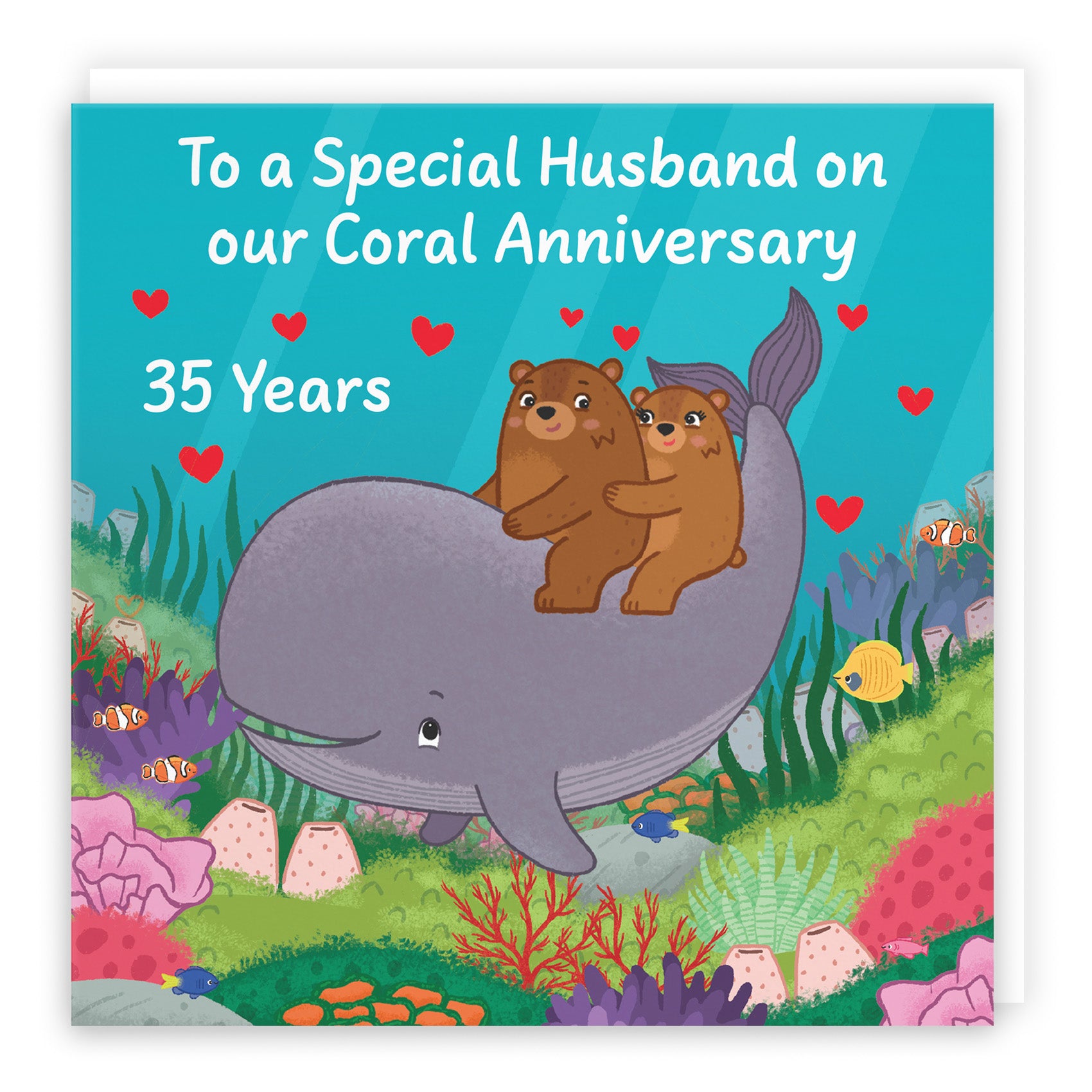 Bears Milestone Anniversary Card Love Story