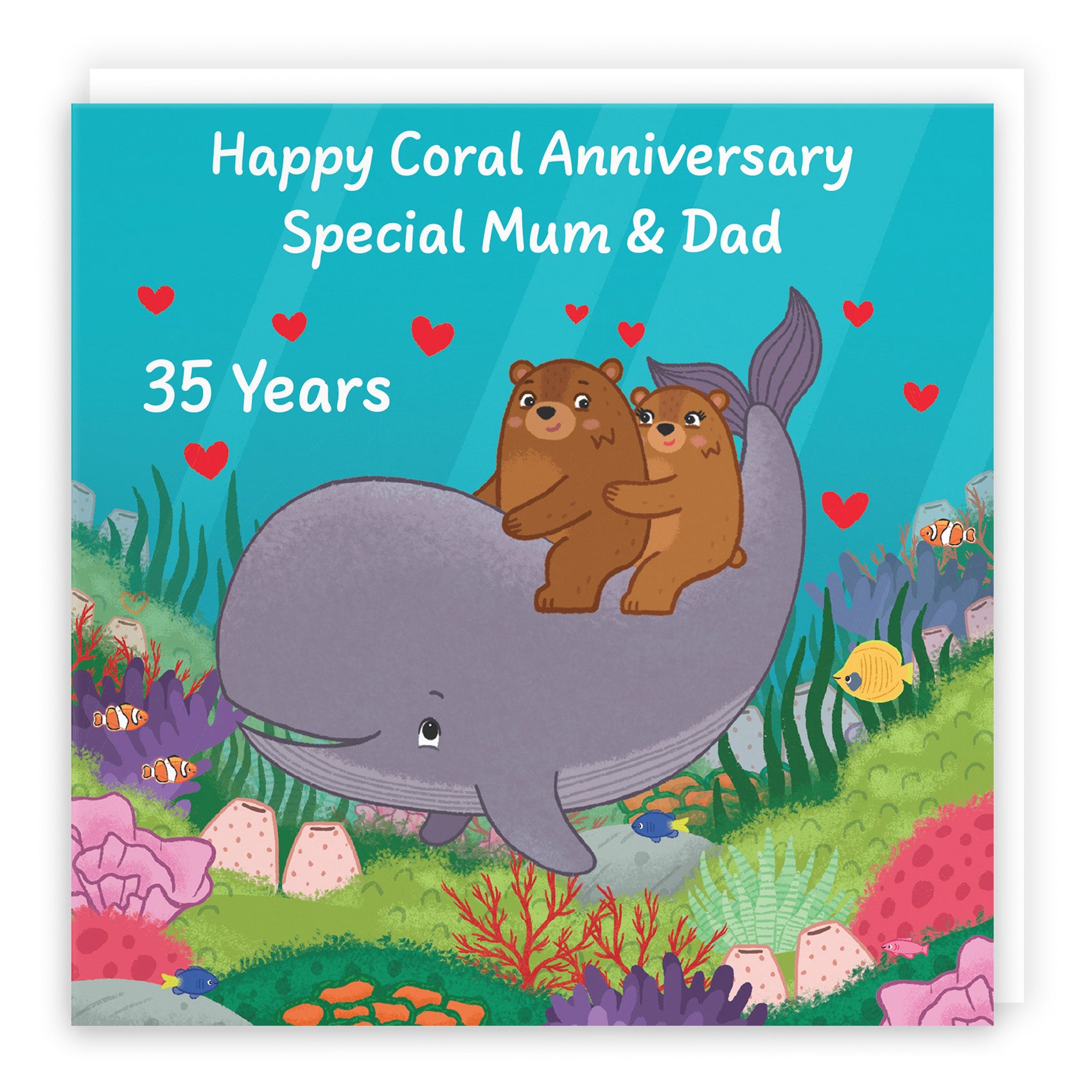 Bears Milestone Anniversary Card Love Story