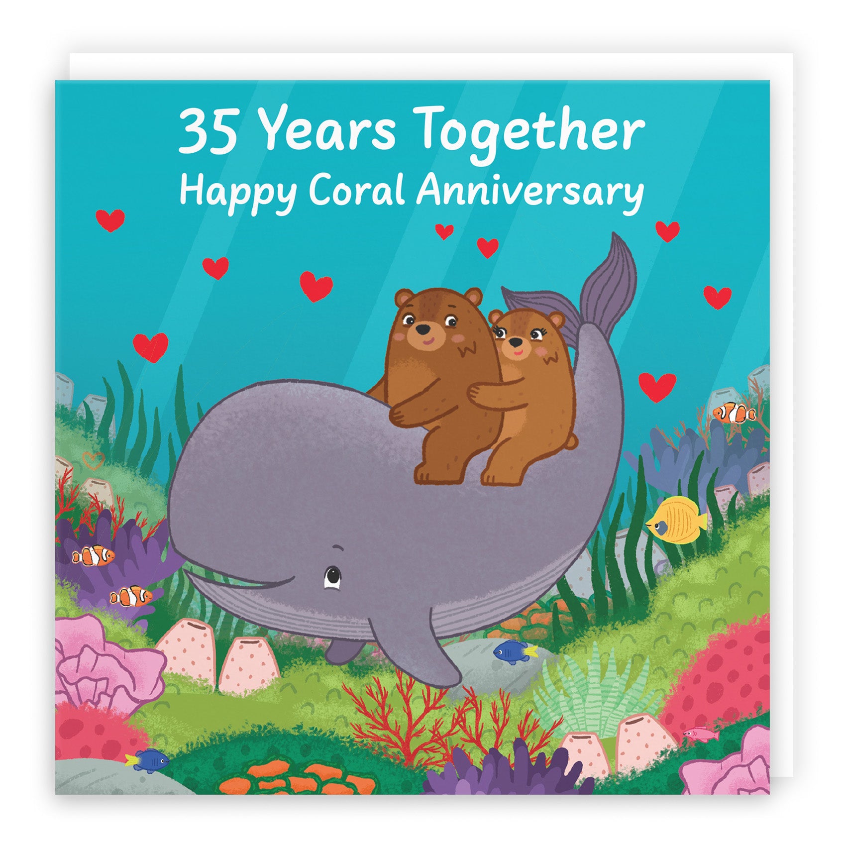 Bears Milestone Anniversary Card Love Story