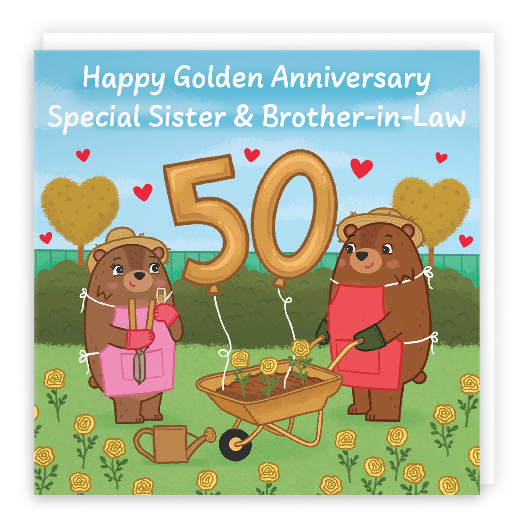 Bears Milestone Anniversary Card Love Story